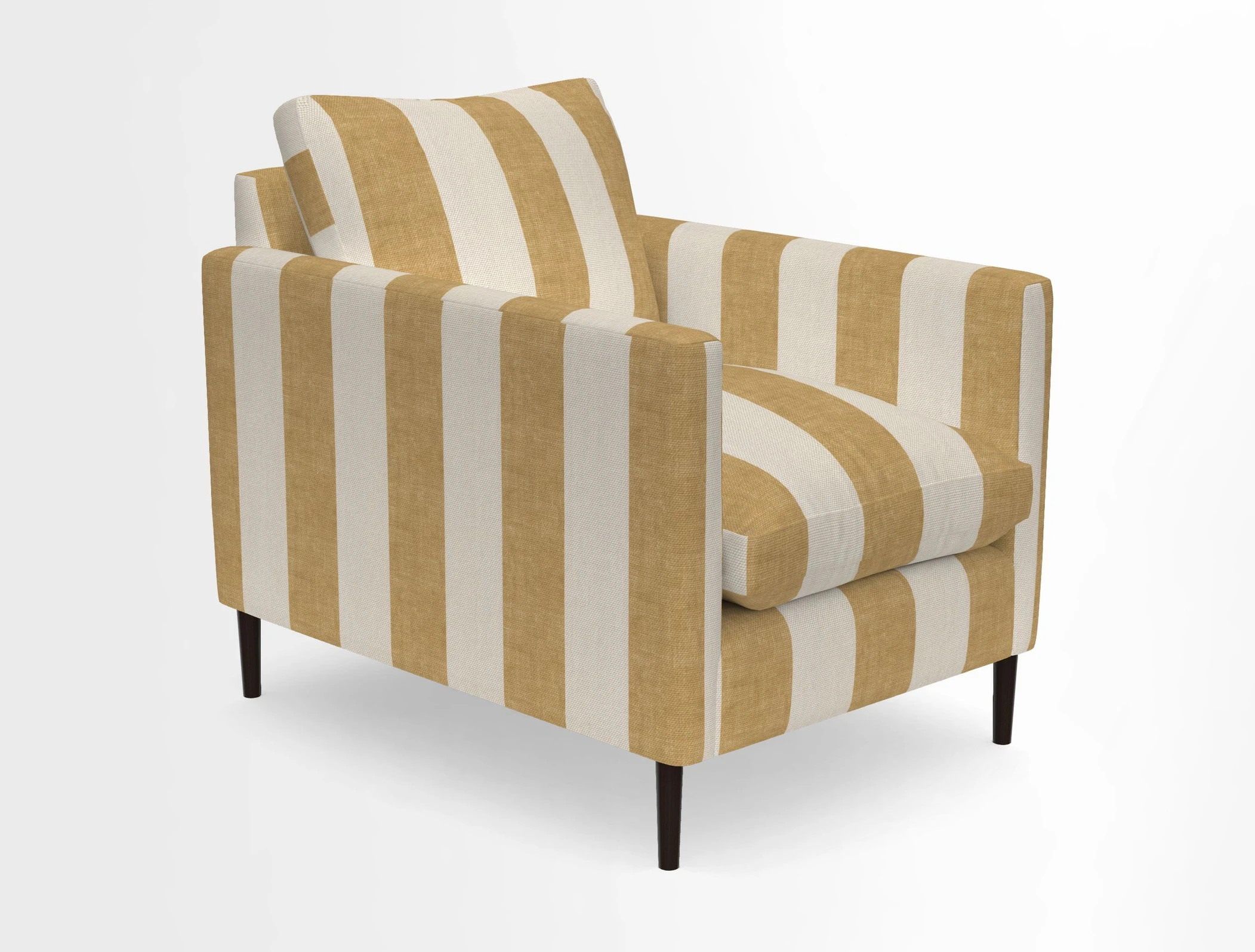 Heyshott Chair in Two Tone Plain Biscuit. Loose cover option available