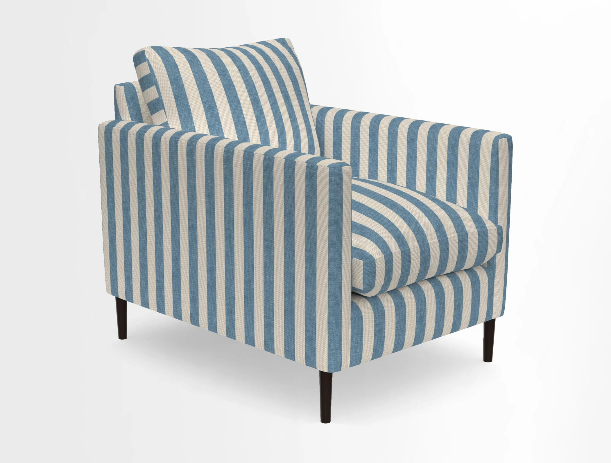Heyshott Chair in Two Tone Plain Biscuit. Loose cover option available