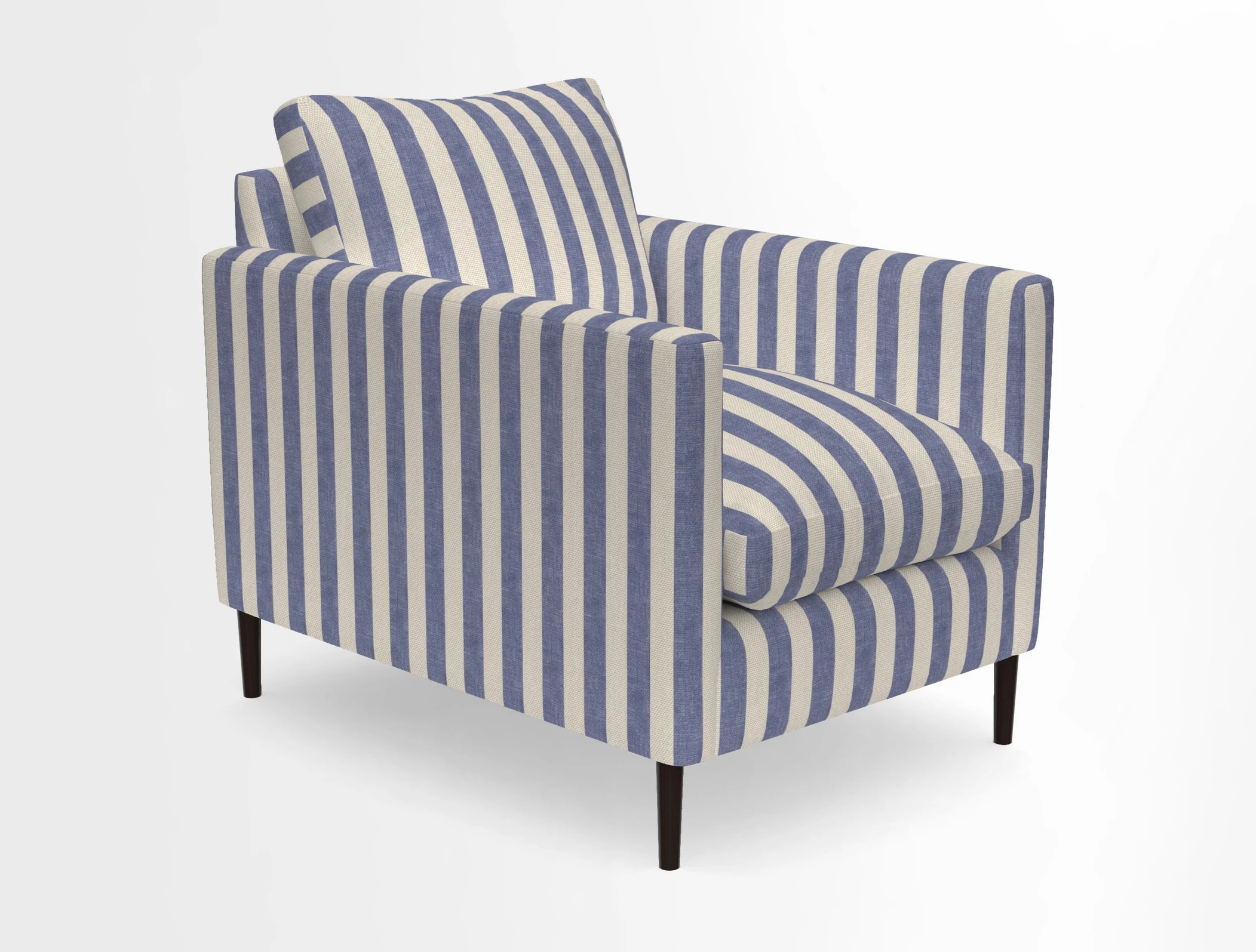 Heyshott Chair in Two Tone Plain Biscuit. Loose cover option available