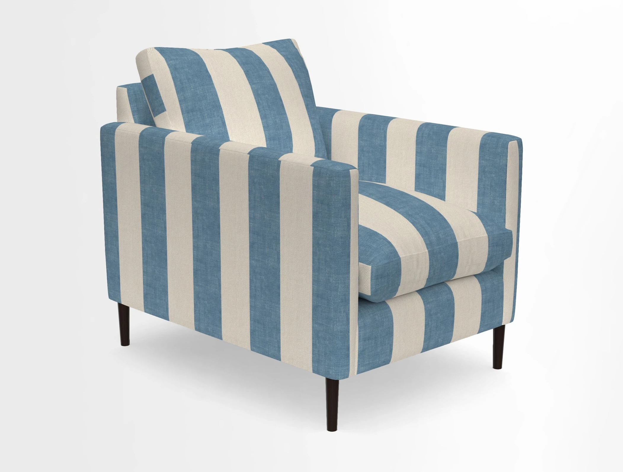 Heyshott Chair in Two Tone Plain Biscuit. Loose cover option available