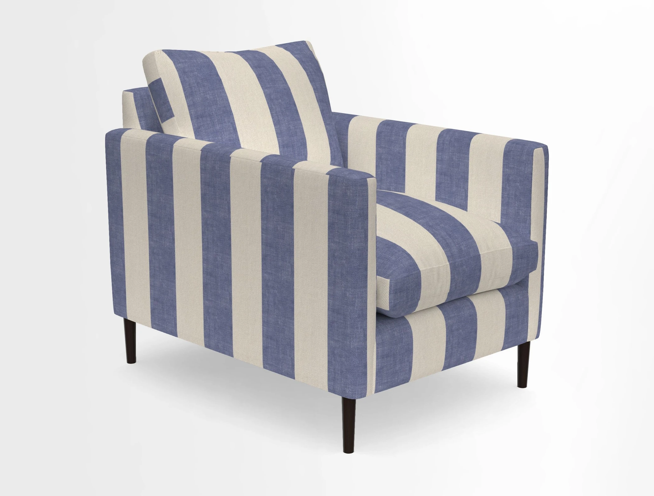 Heyshott Chair in Two Tone Plain Biscuit. Loose cover option available
