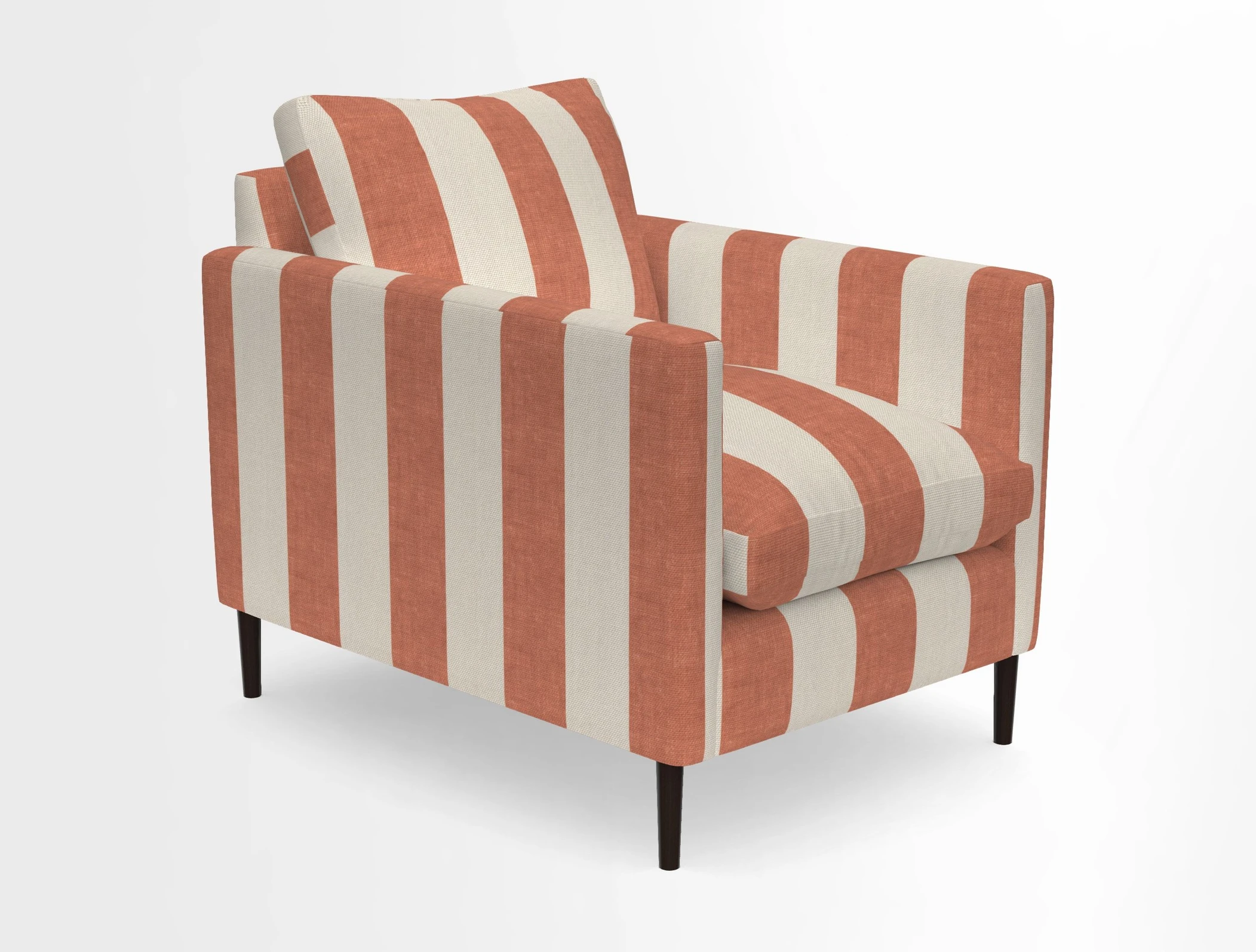 Heyshott Chair in Two Tone Plain Biscuit. Loose cover option available