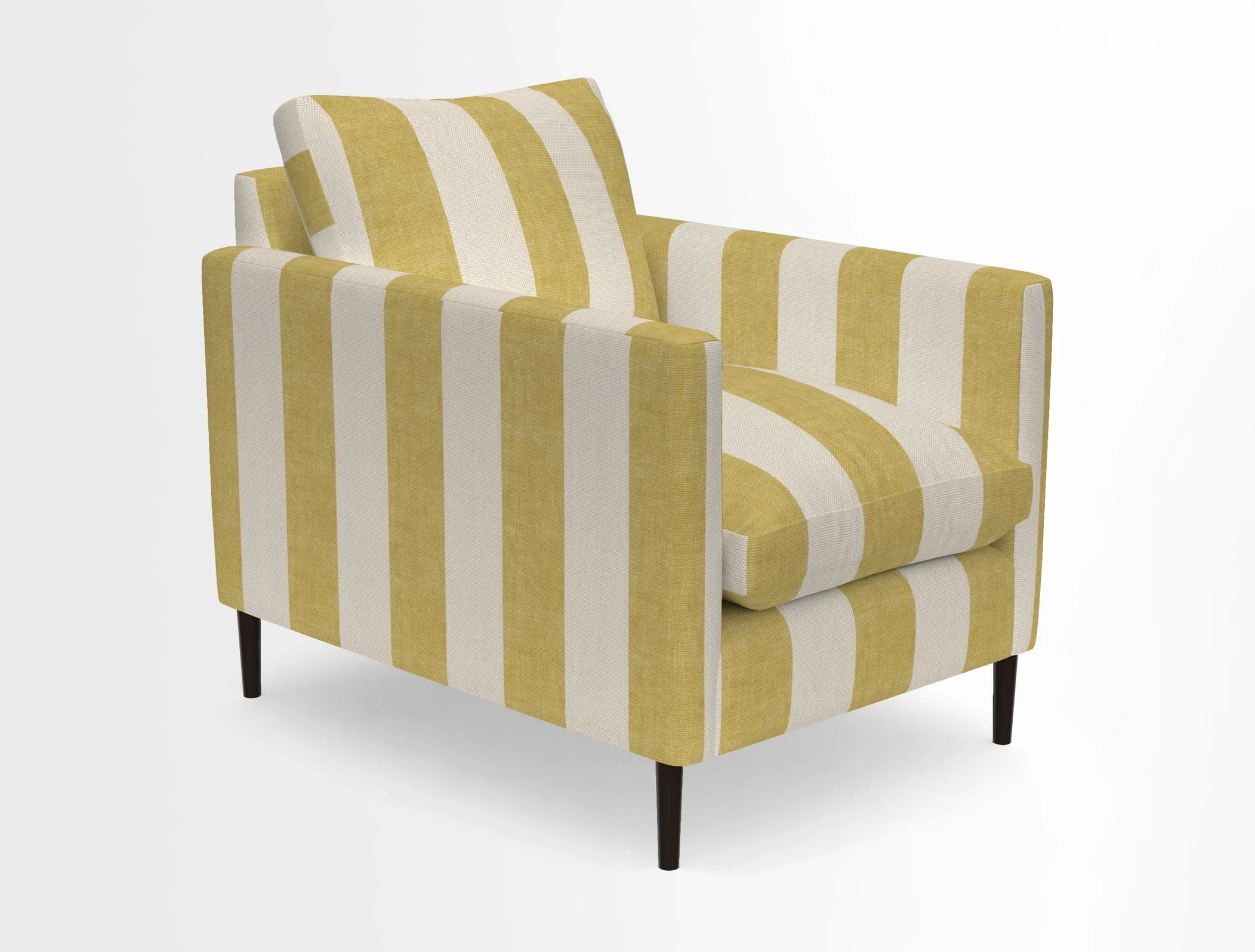 Heyshott Chair in Two Tone Plain Biscuit. Loose cover option available