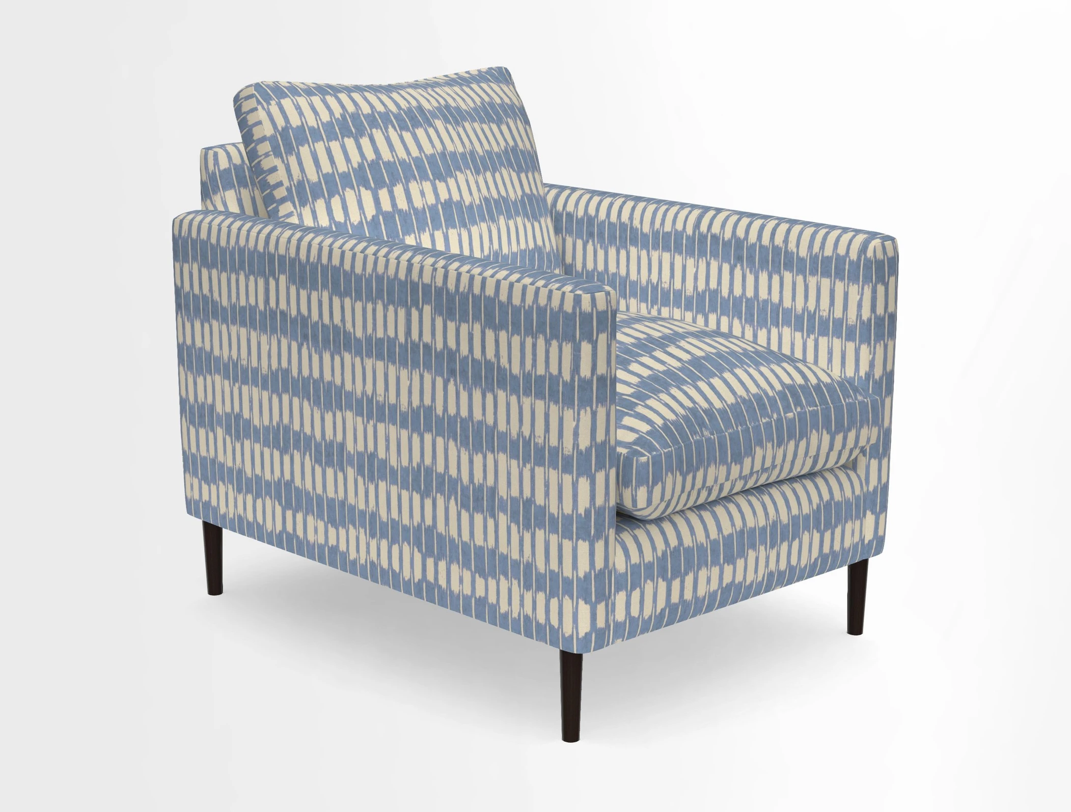 Heyshott Chair in Two Tone Plain Biscuit. Loose cover option available