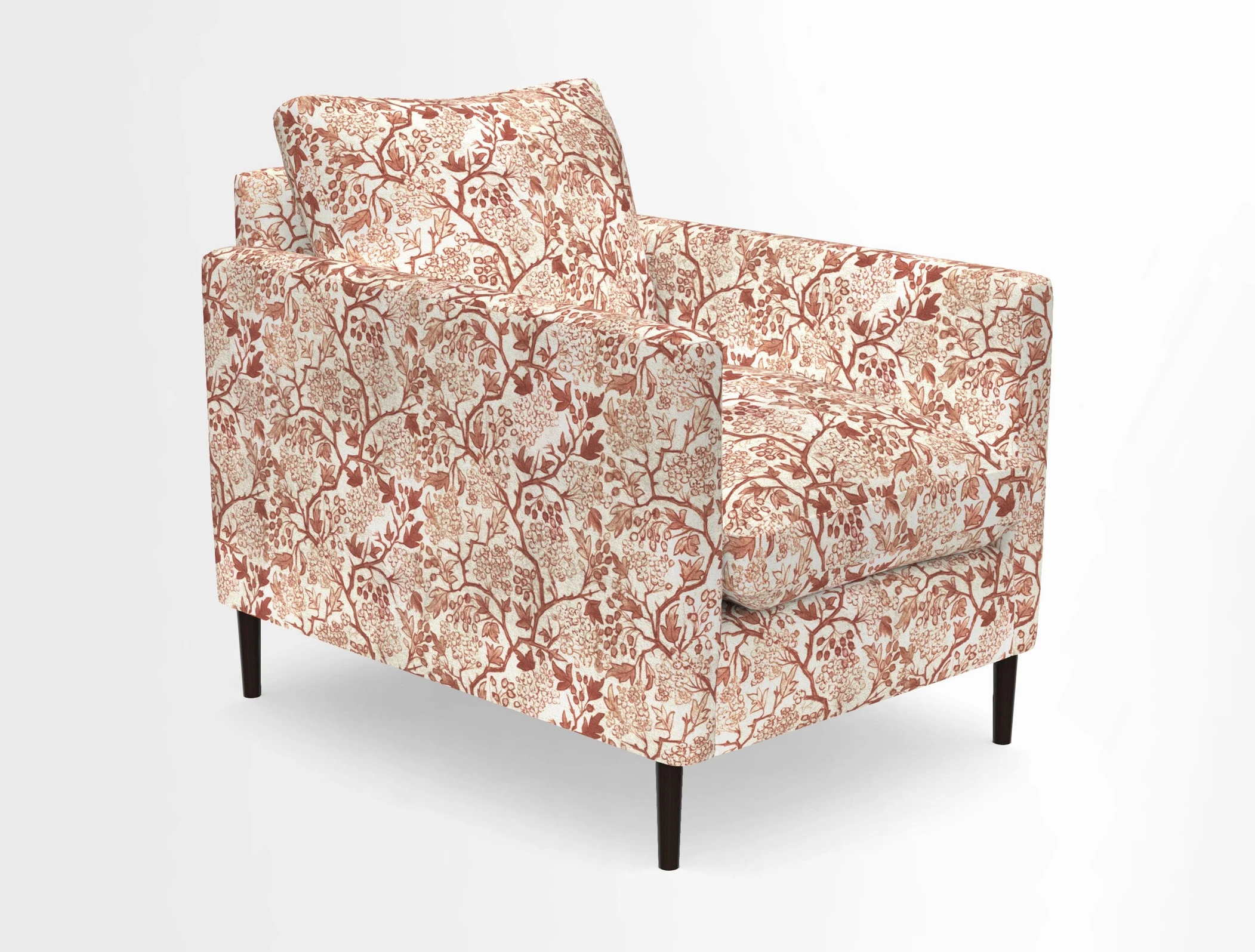 Heyshott Chair in Two Tone Plain Biscuit. Loose cover option available