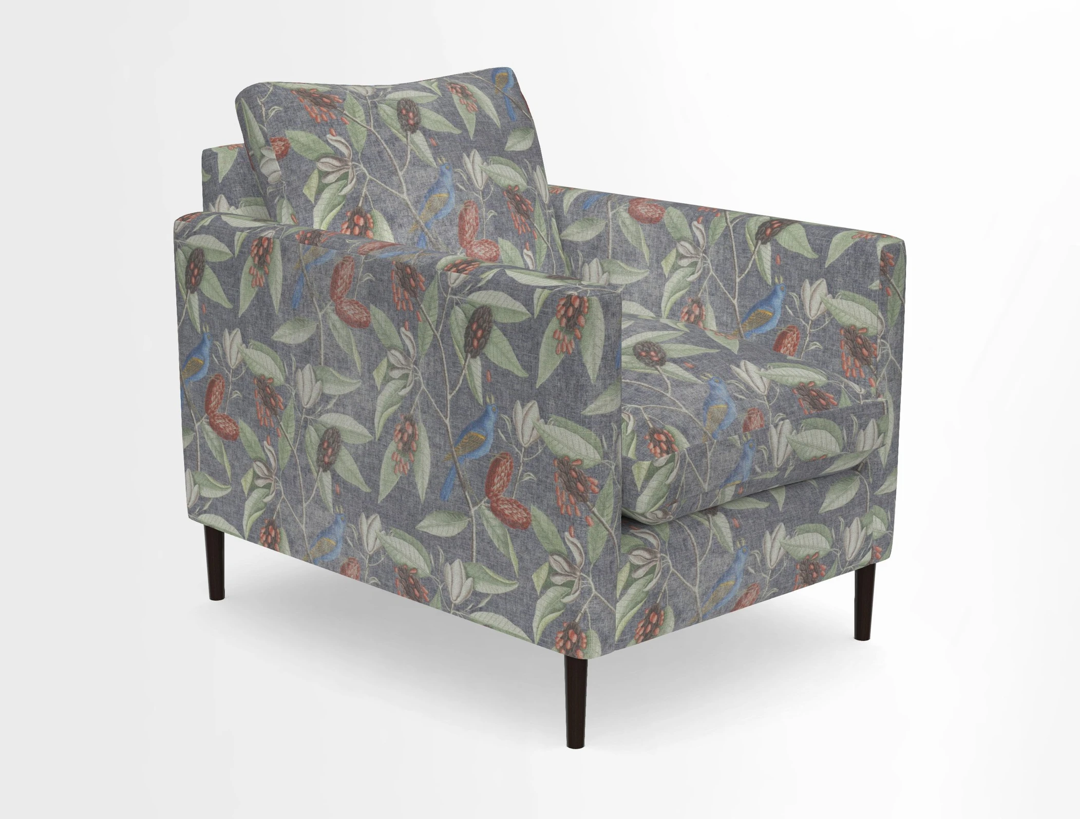 Heyshott Chair in Two Tone Plain Biscuit. Loose cover option available
