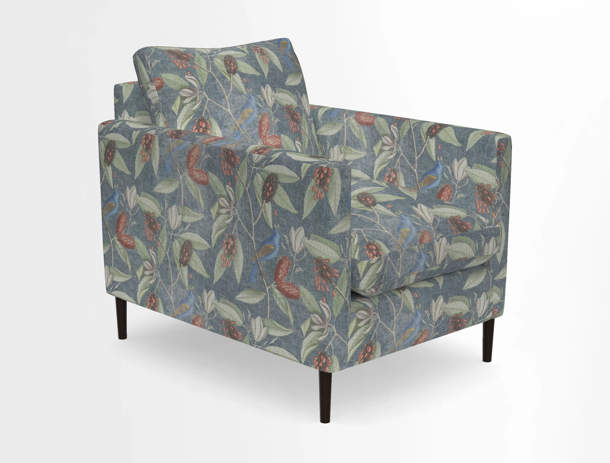 Heyshott Chair in Two Tone Plain Biscuit. Loose cover option available