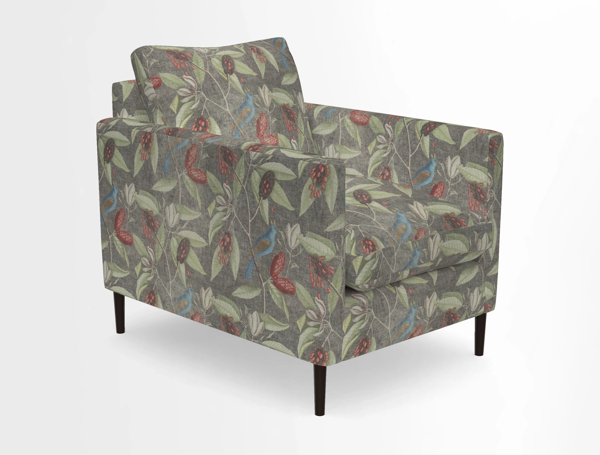 Heyshott Chair in Two Tone Plain Biscuit. Loose cover option available