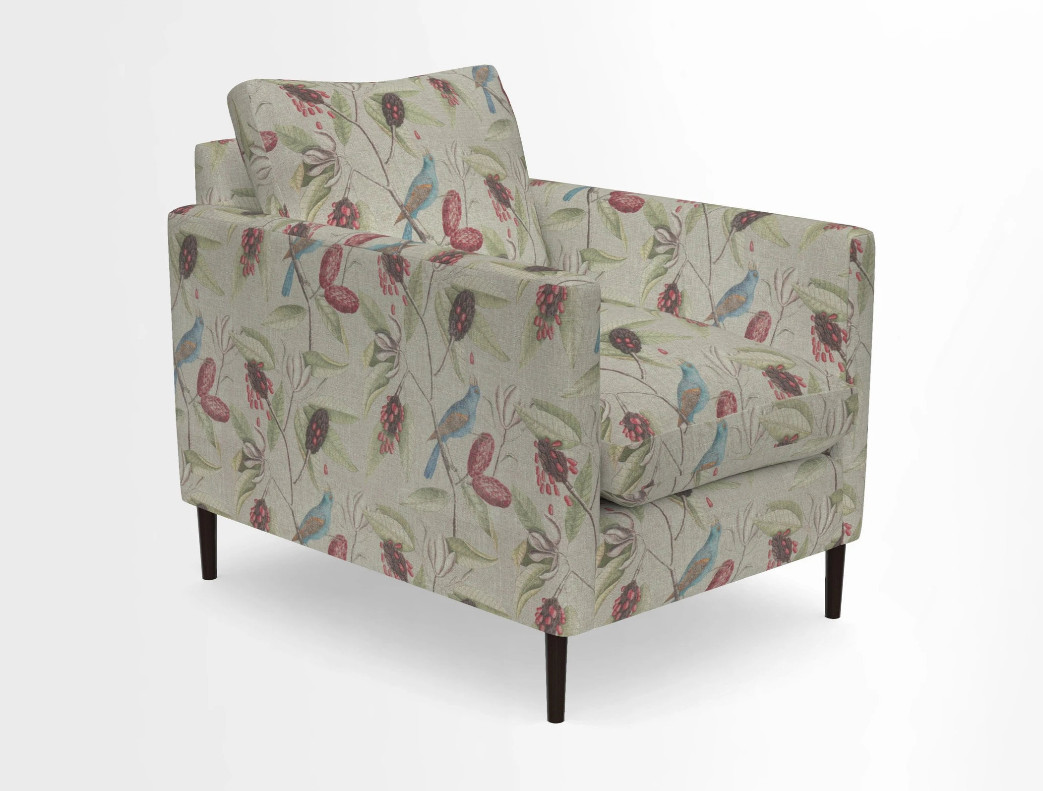 Heyshott Chair in Two Tone Plain Biscuit. Loose cover option available