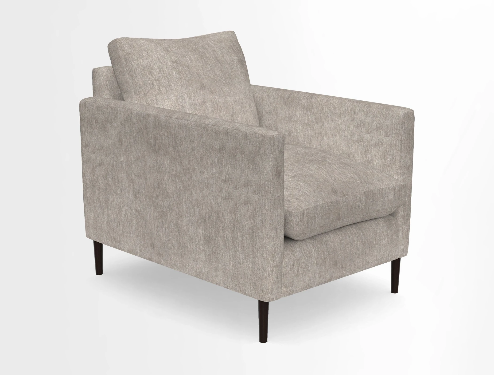 Heyshott Chair in Two Tone Plain Biscuit. Loose cover option available