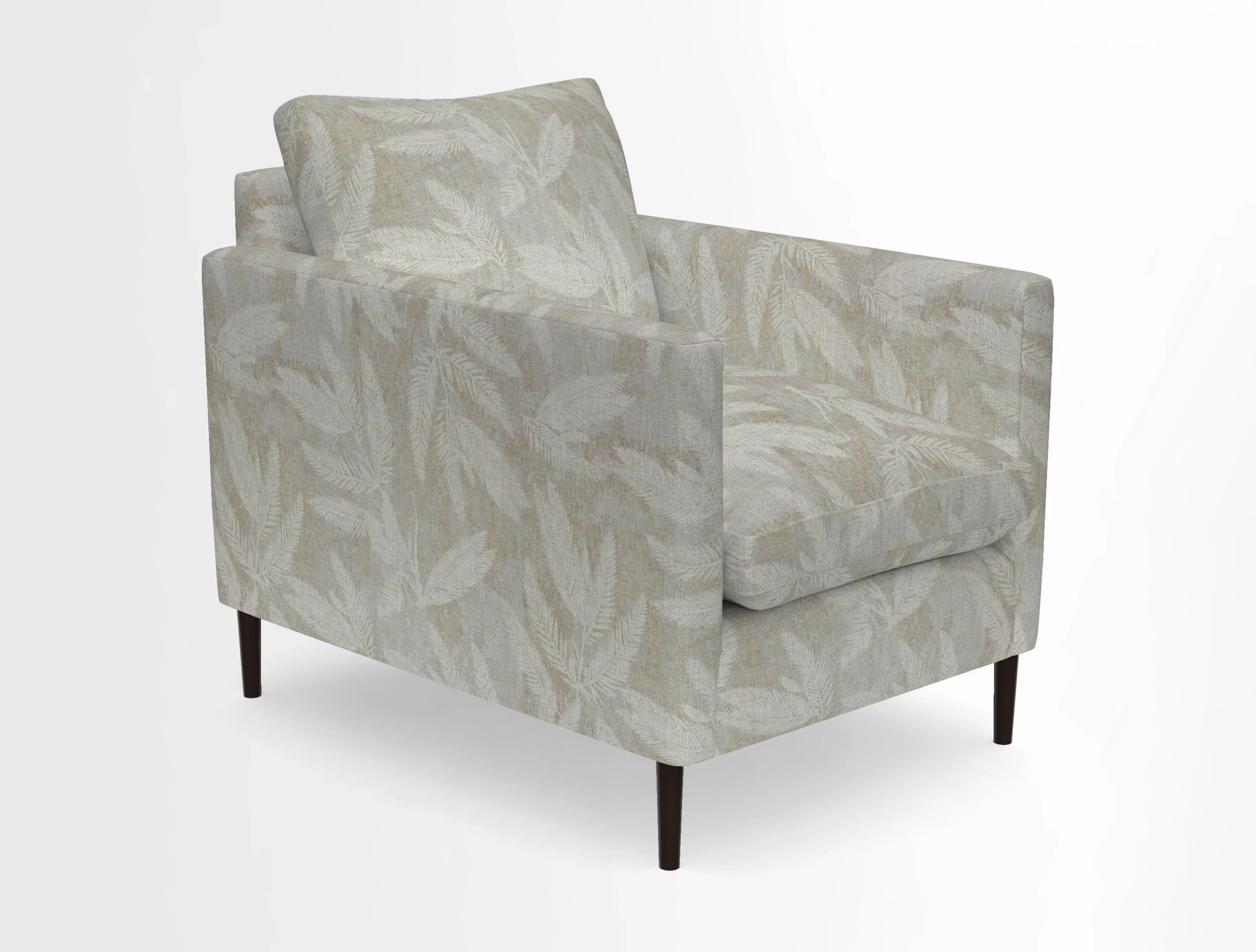 Heyshott Chair in Two Tone Plain Biscuit. Loose cover option available