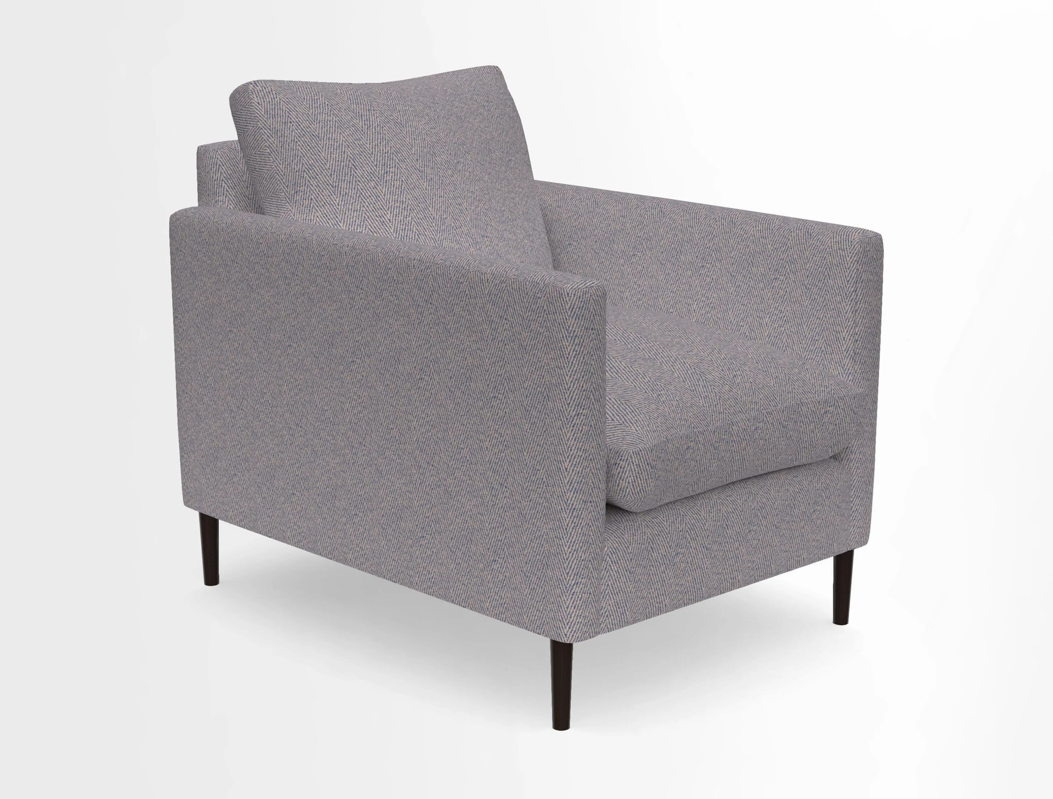 Heyshott Chair in Two Tone Plain Biscuit. Loose cover option available