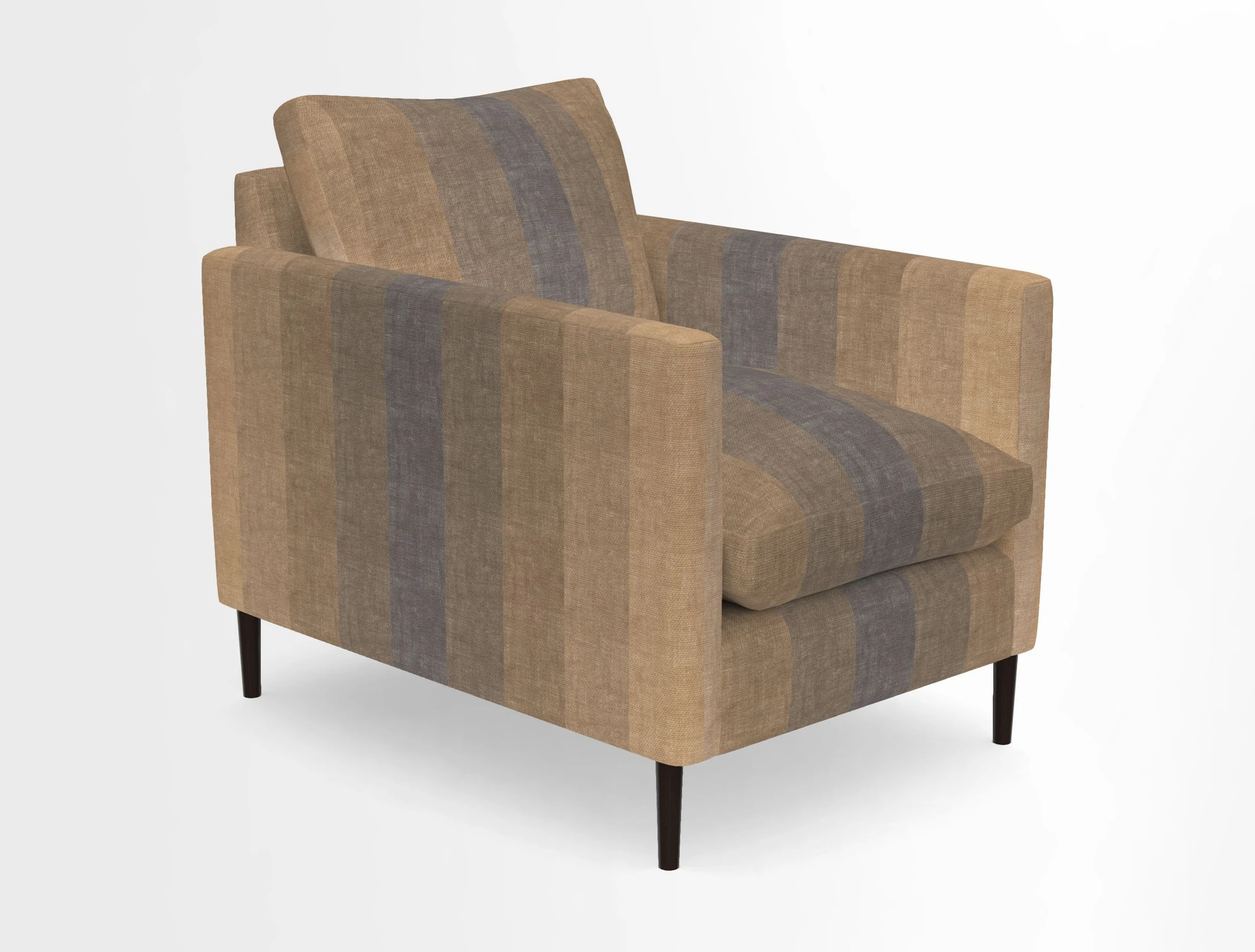 Heyshott Chair in Two Tone Plain Biscuit. Loose cover option available