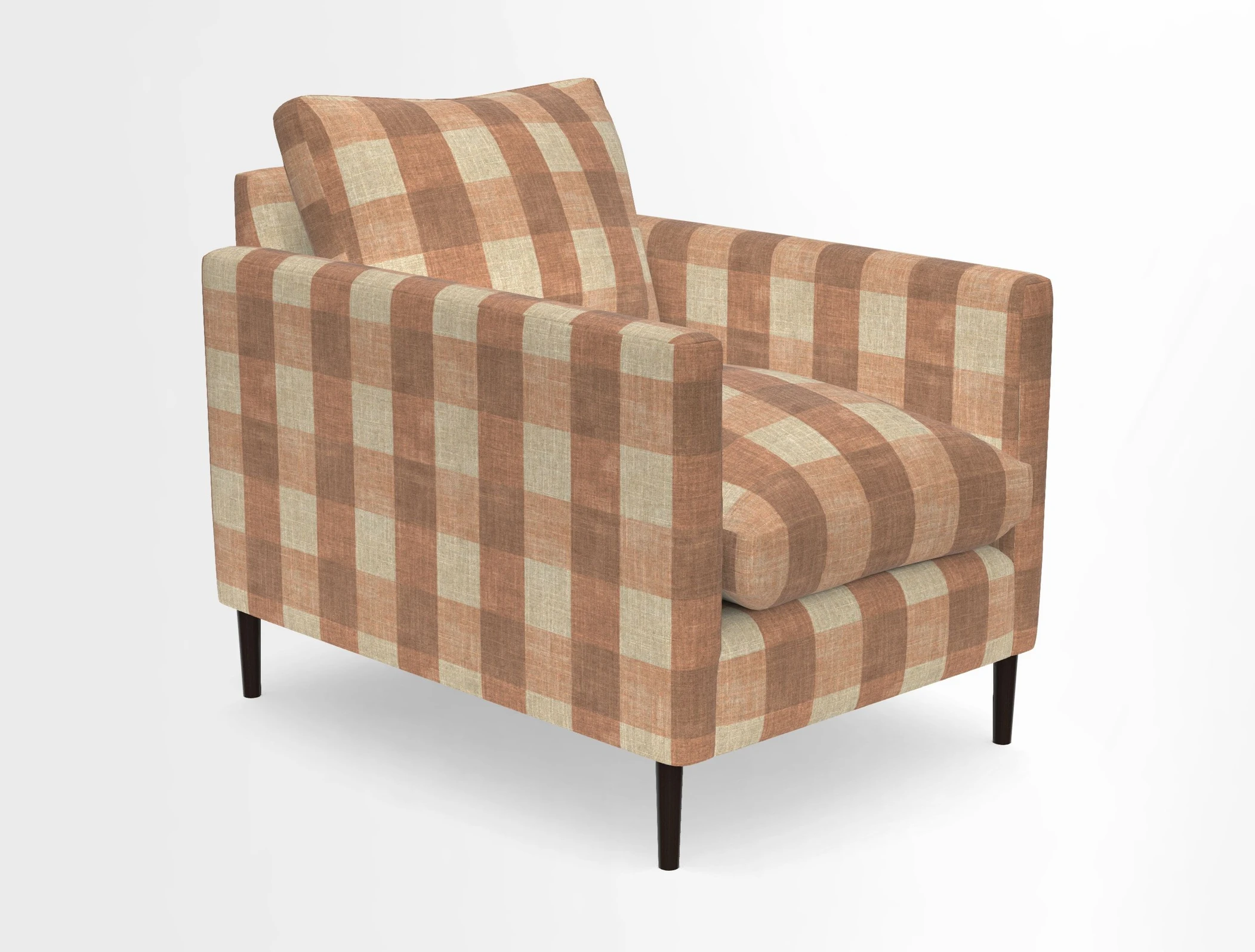 Heyshott Chair in Two Tone Plain Biscuit. Loose cover option available
