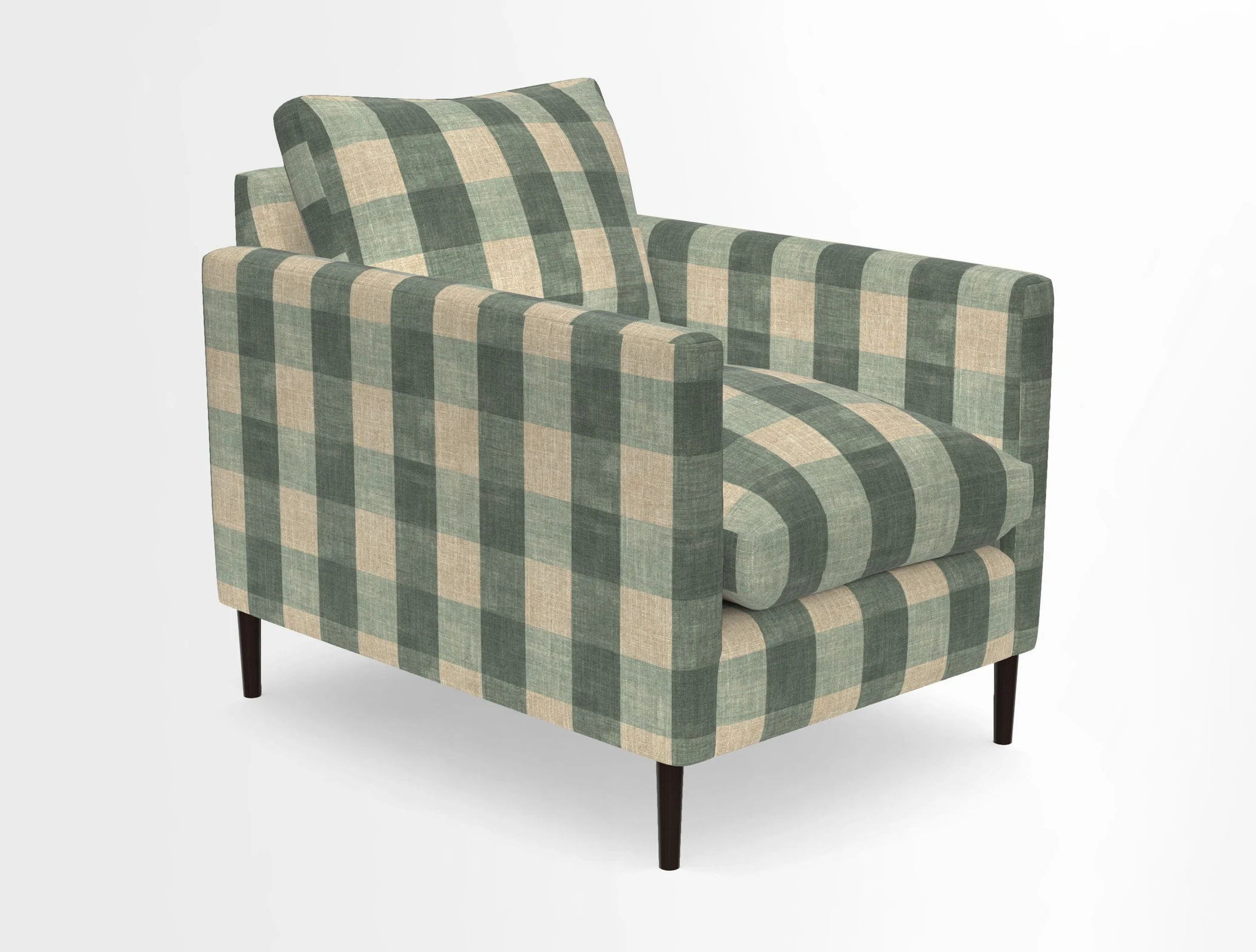 Heyshott Chair in Two Tone Plain Biscuit. Loose cover option available