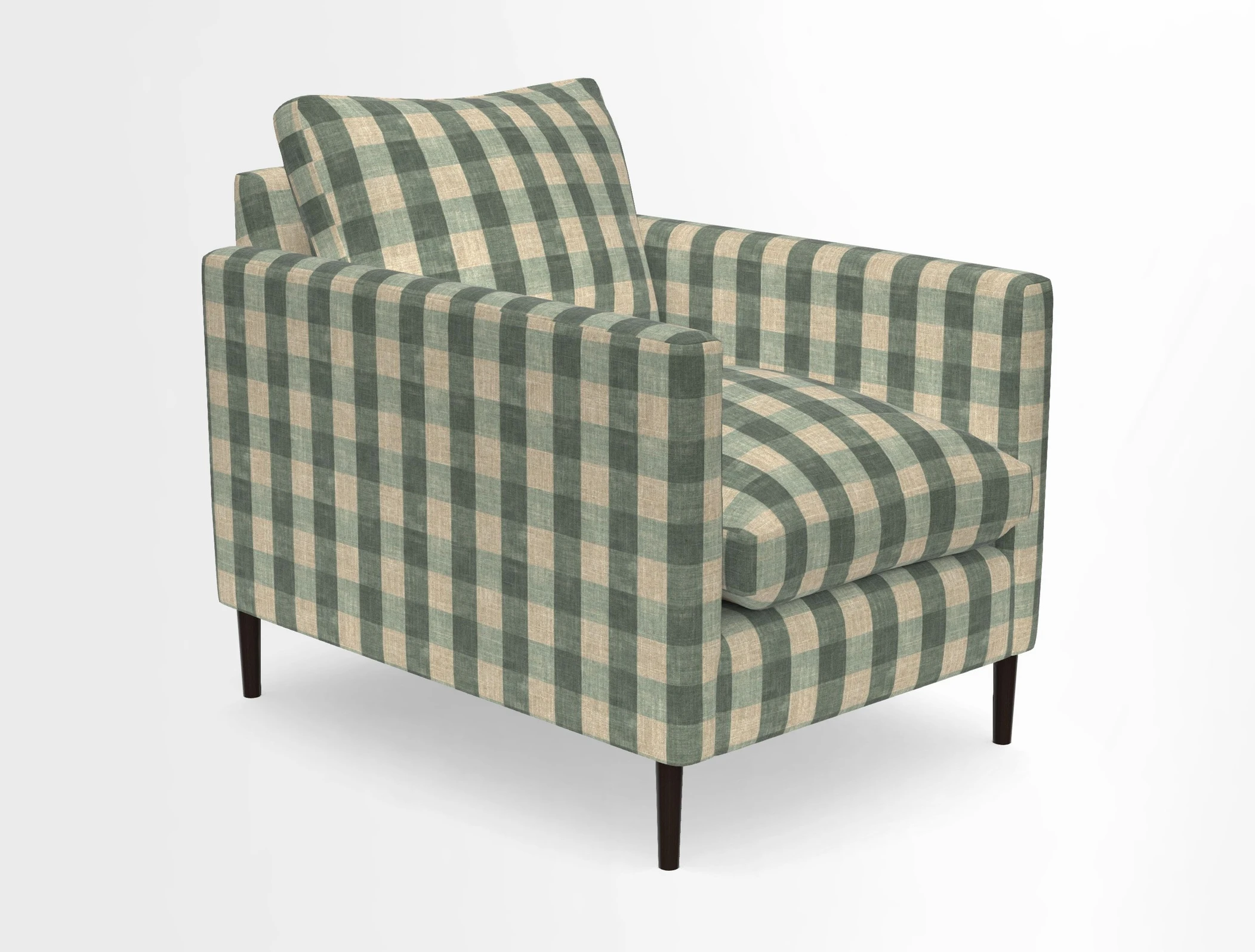 Heyshott Chair in Two Tone Plain Biscuit. Loose cover option available