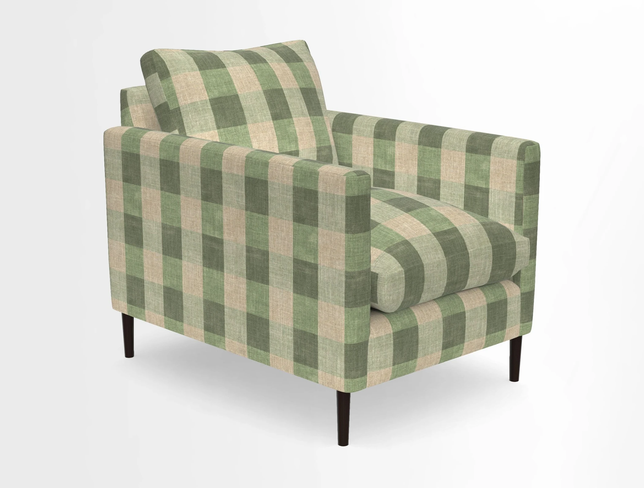 Heyshott Chair in Two Tone Plain Biscuit. Loose cover option available