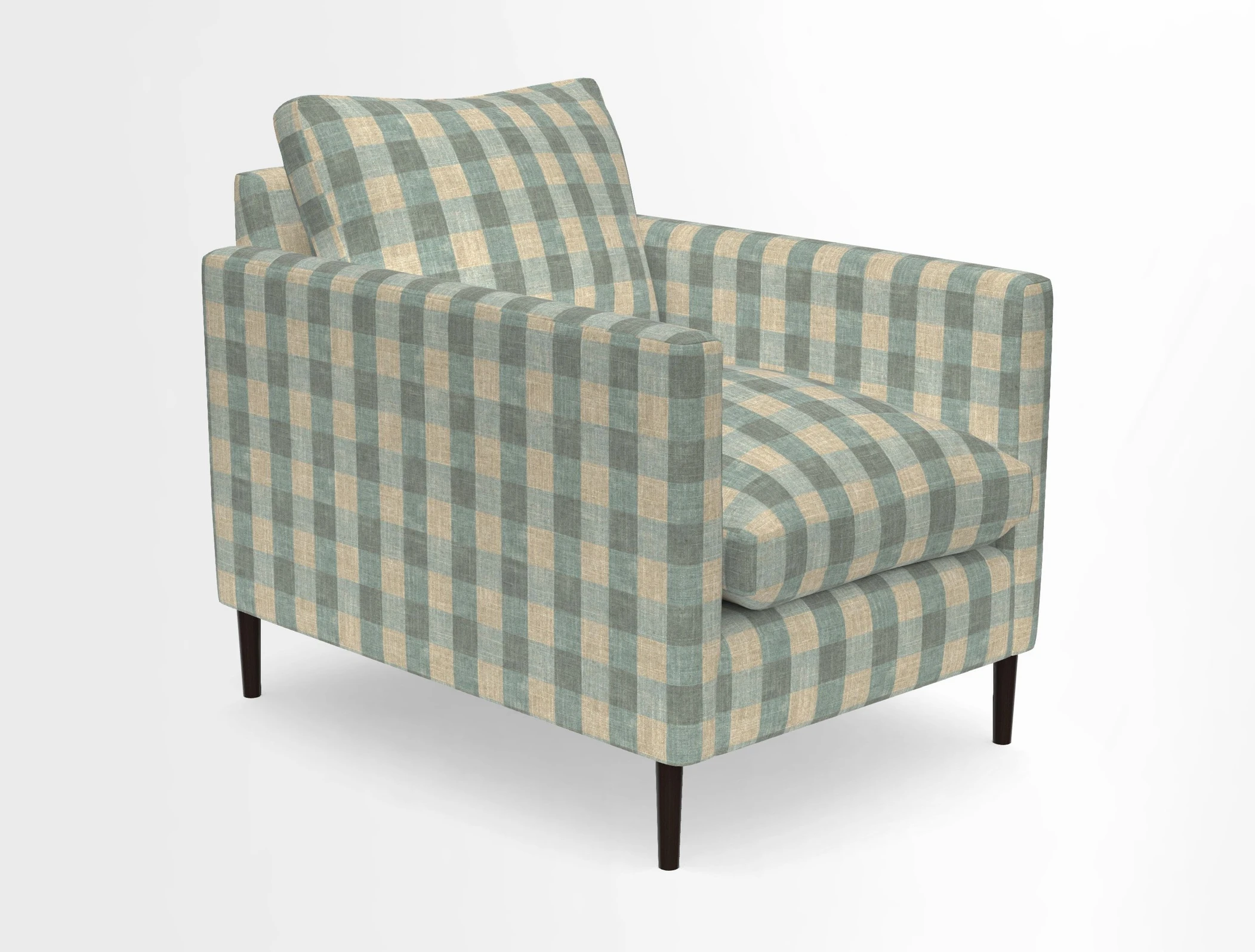 Heyshott Chair in Two Tone Plain Biscuit. Loose cover option available