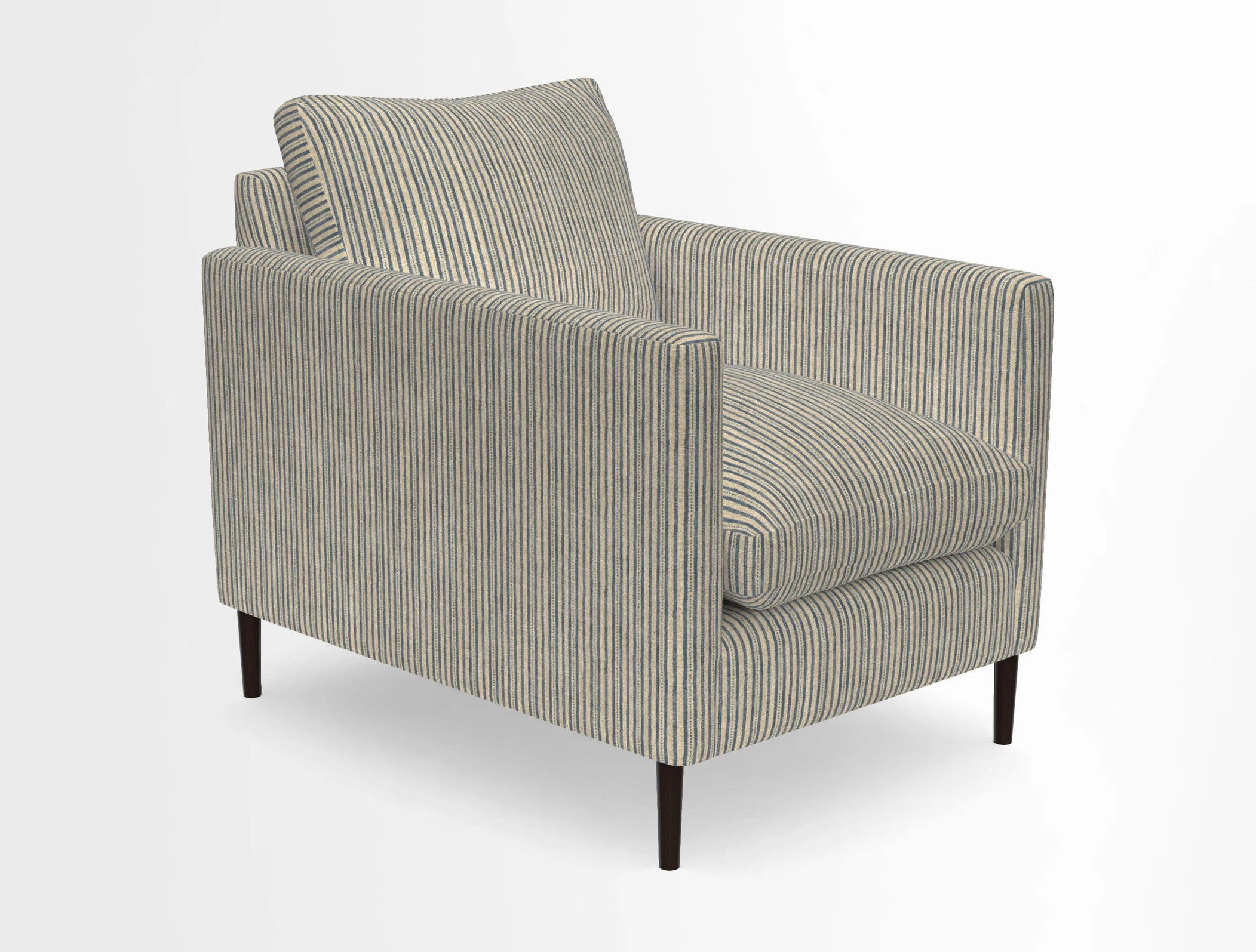 Heyshott Chair in Two Tone Plain Biscuit. Loose cover option available