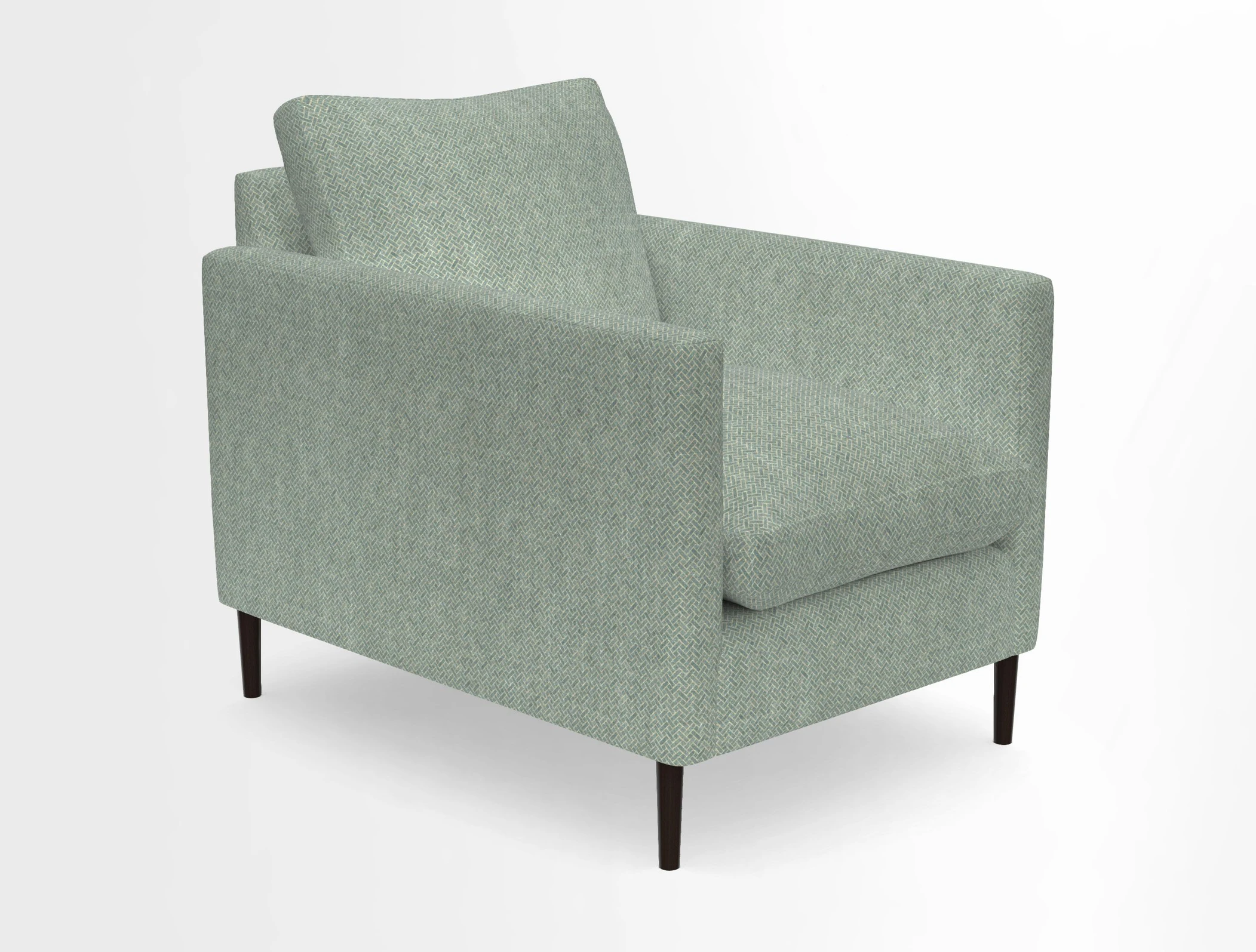 Heyshott Chair in Two Tone Plain Biscuit. Loose cover option available