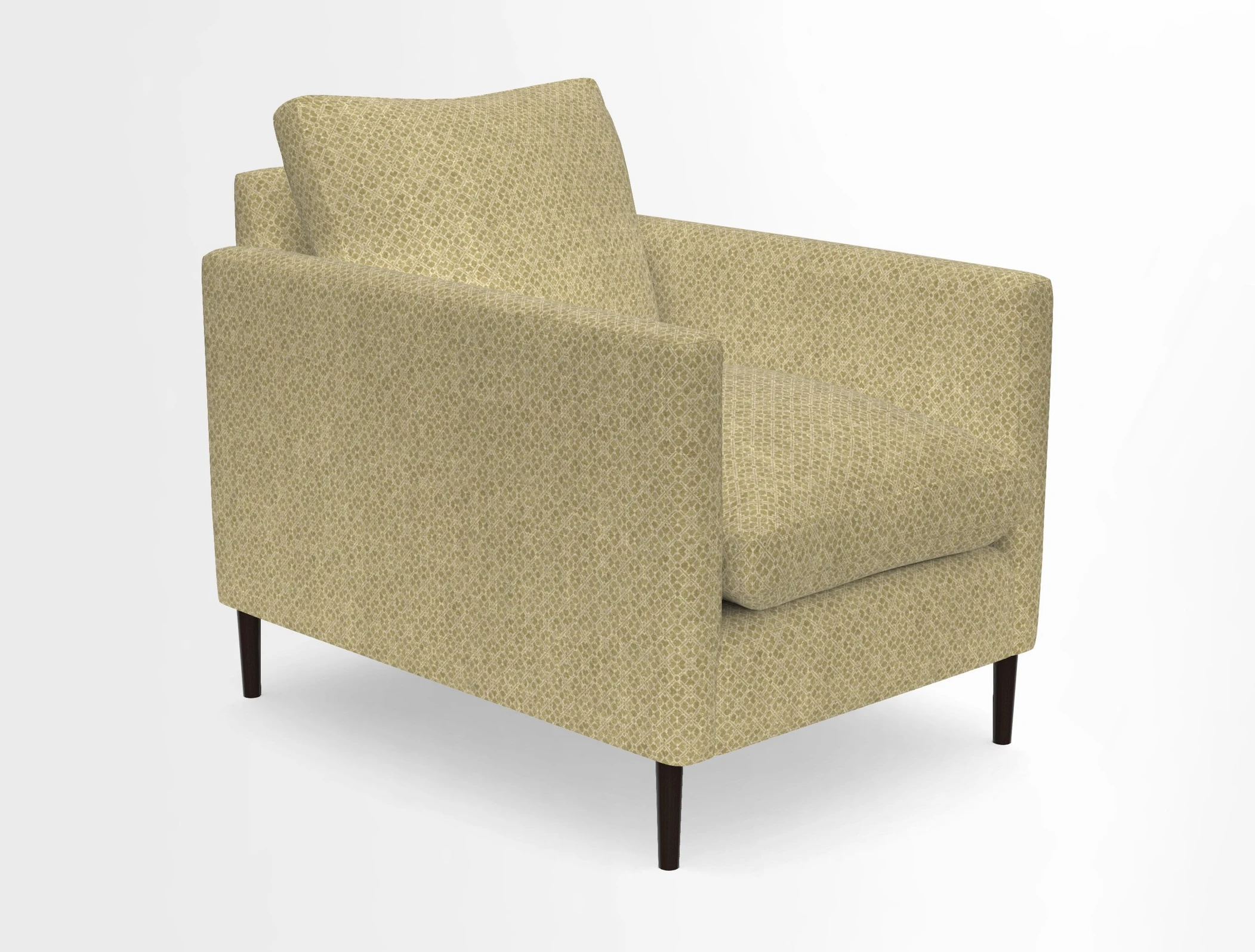 Heyshott Chair in Two Tone Plain Biscuit. Loose cover option available