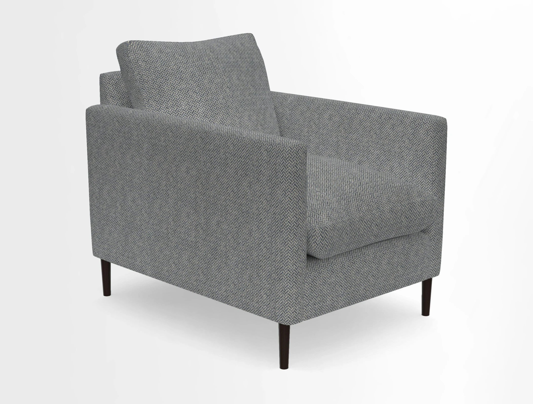 Heyshott Chair in Two Tone Plain Biscuit. Loose cover option available