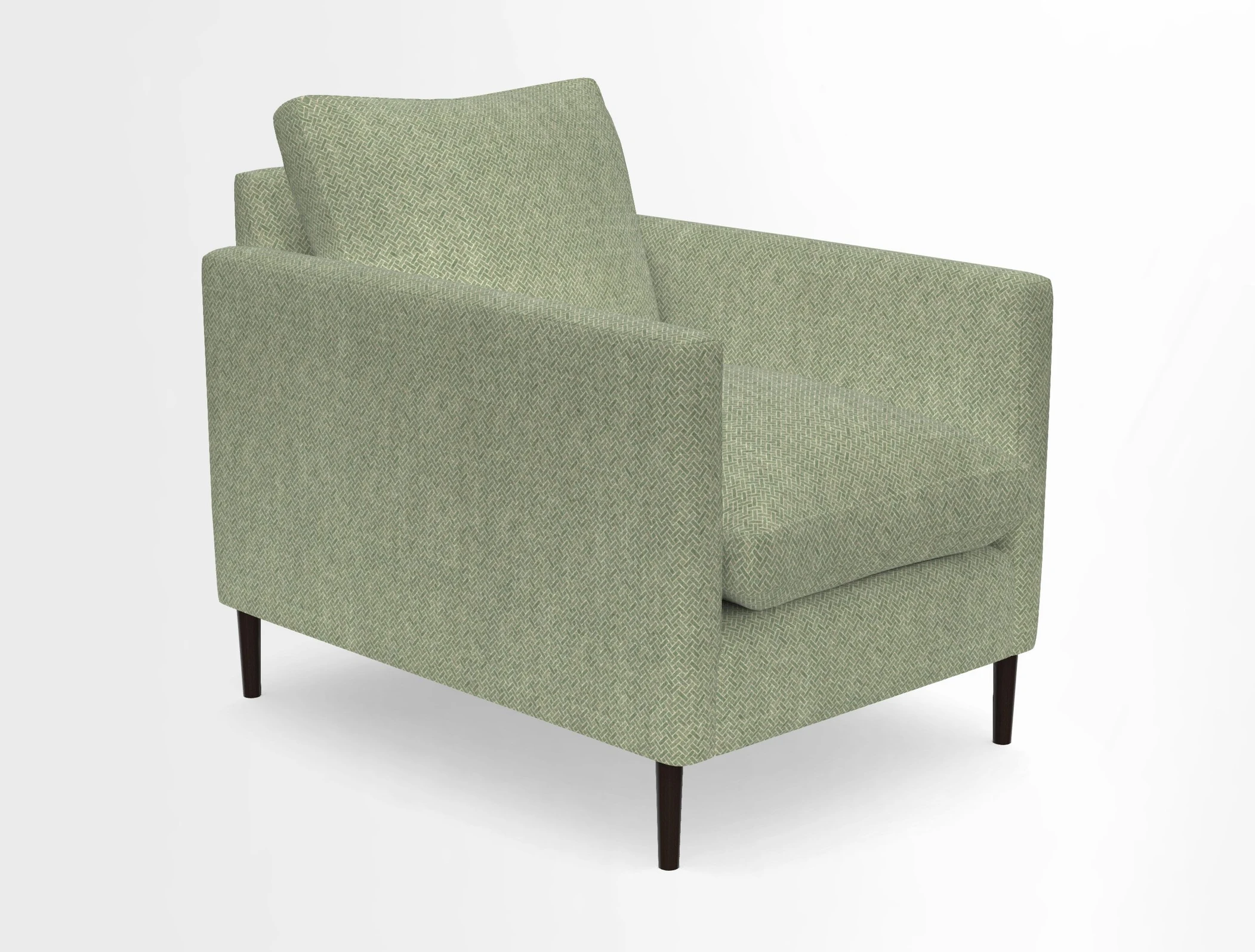 Heyshott Chair in Two Tone Plain Biscuit. Loose cover option available