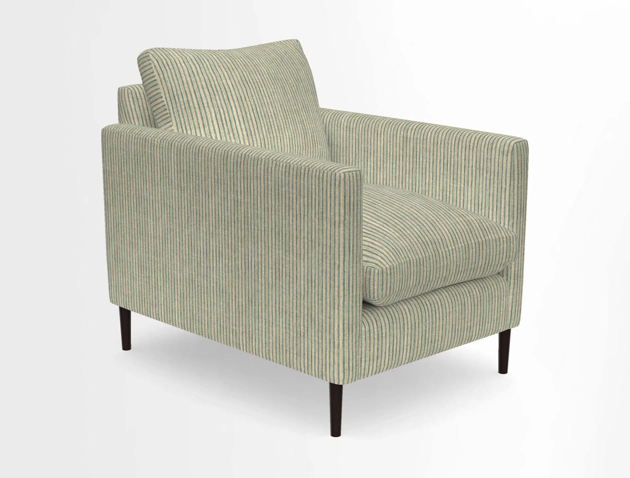 Heyshott Chair in Two Tone Plain Biscuit. Loose cover option available