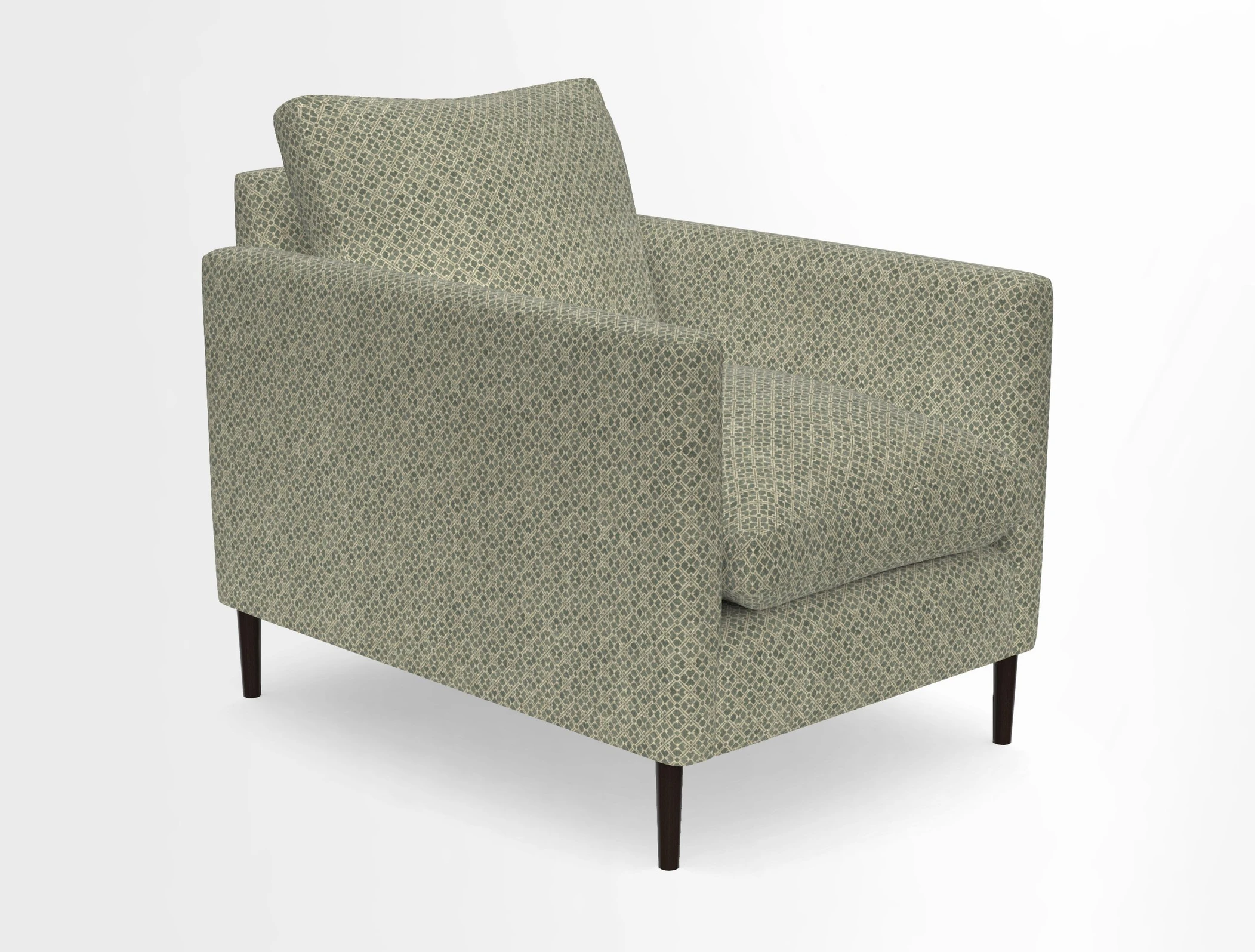 Heyshott Chair in Two Tone Plain Biscuit. Loose cover option available