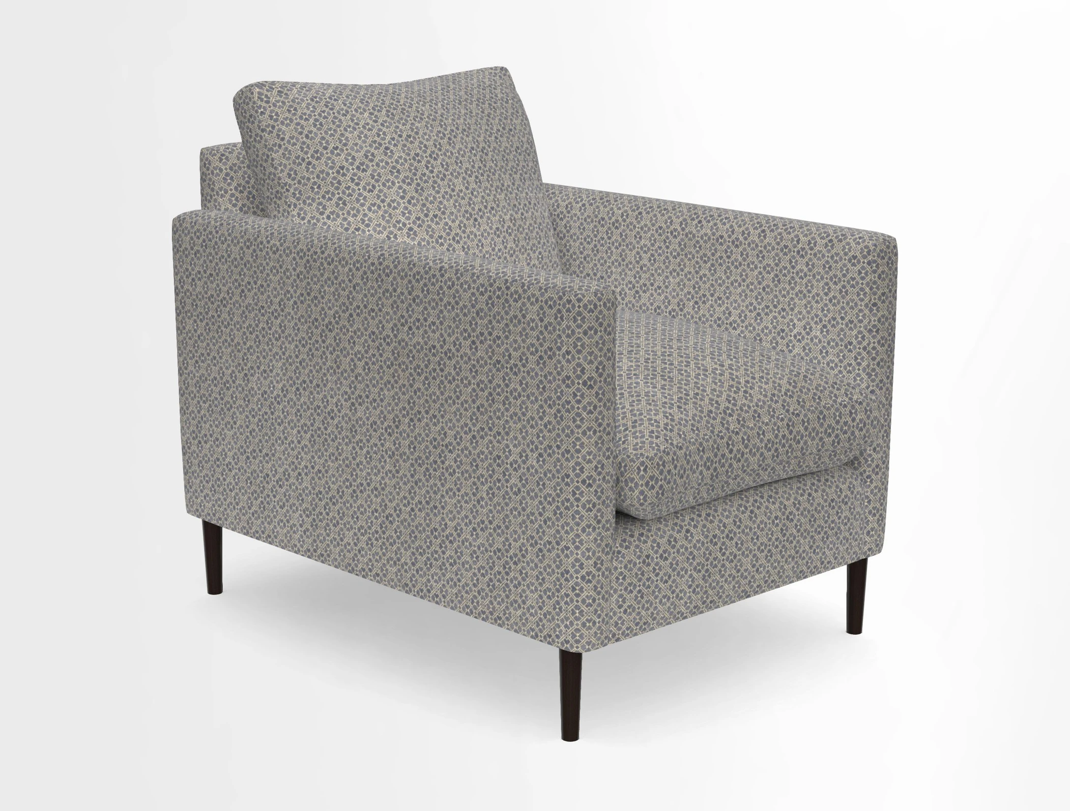 Heyshott Chair in Two Tone Plain Biscuit. Loose cover option available