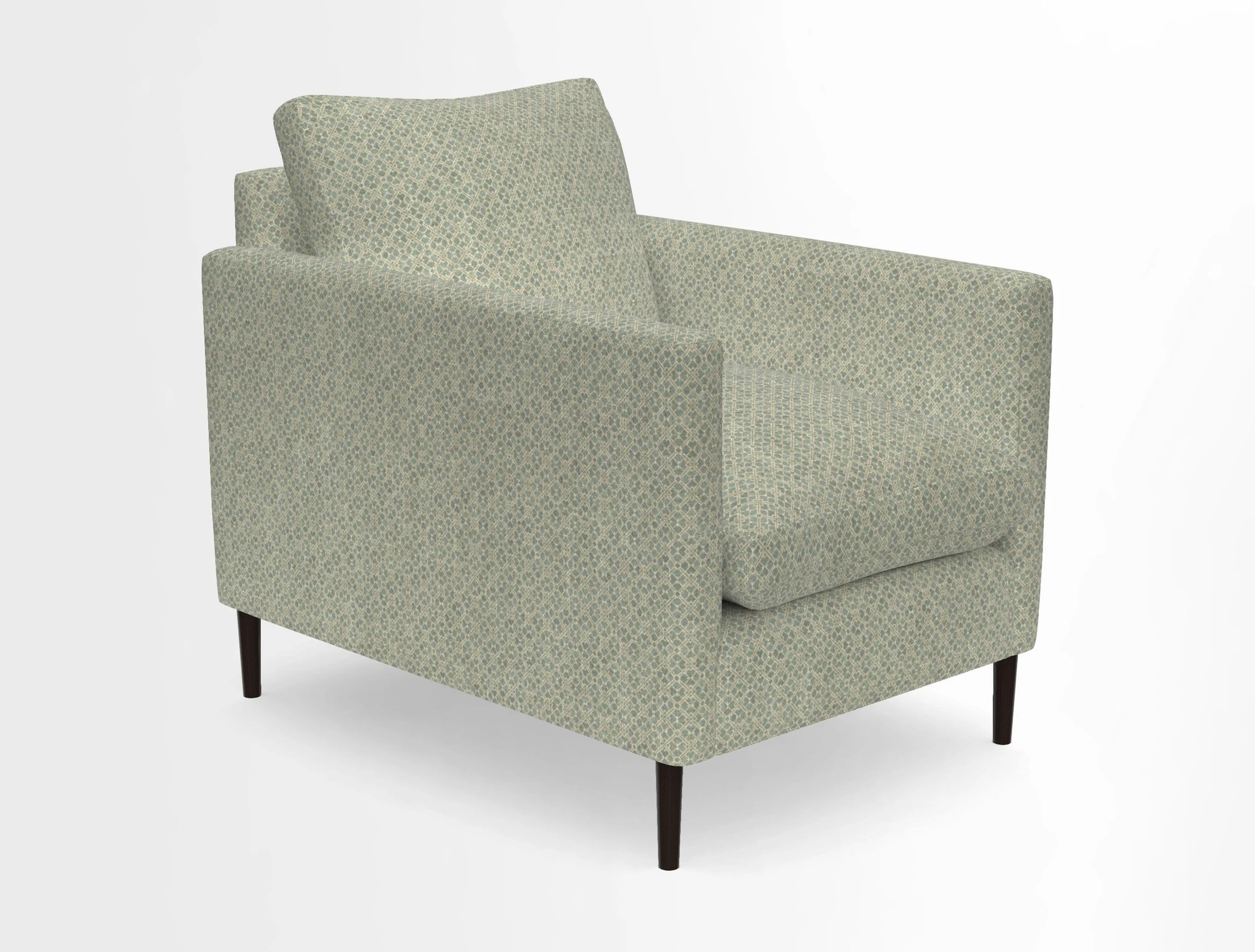 Heyshott Chair in Two Tone Plain Biscuit. Loose cover option available