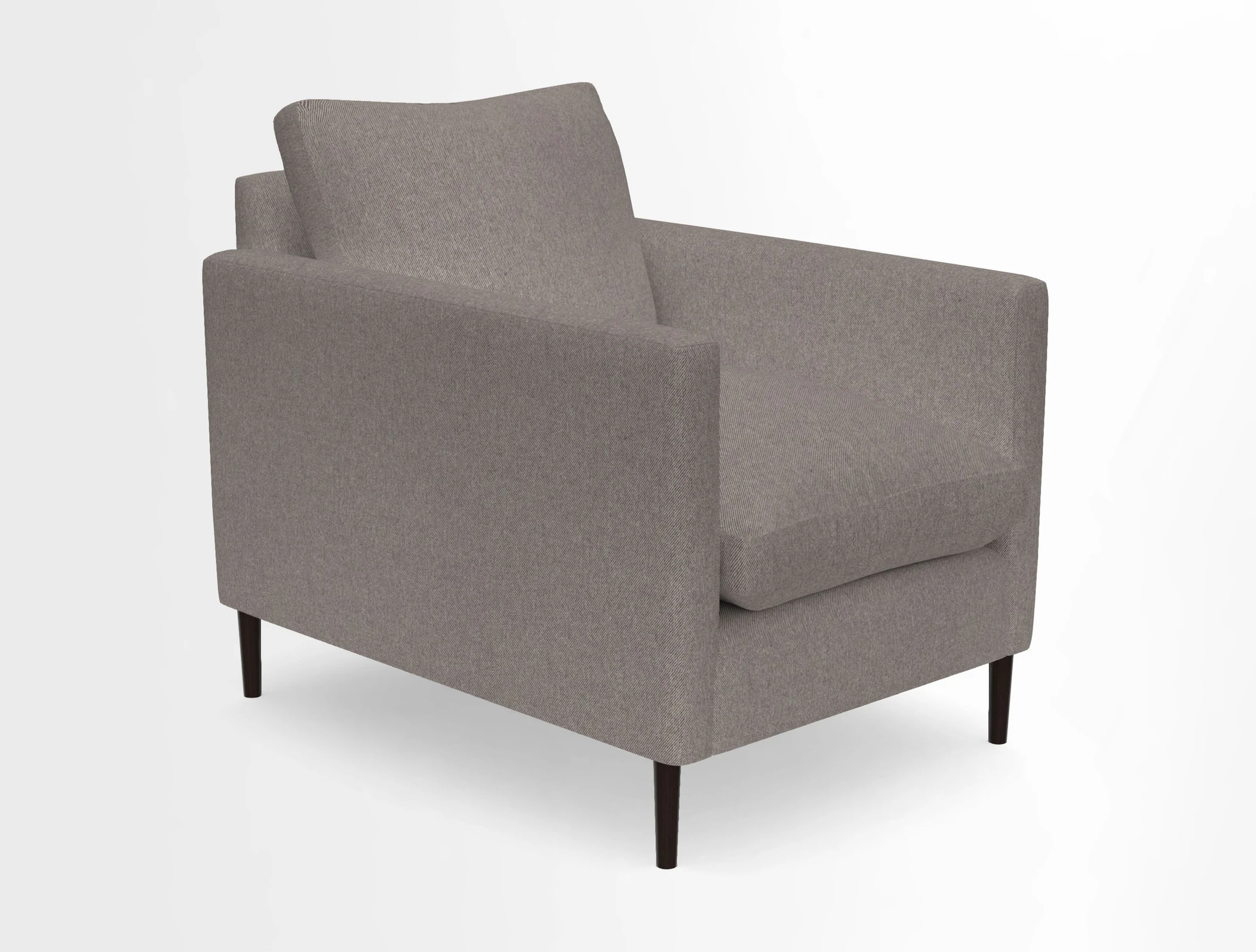 Heyshott Chair in Two Tone Plain Biscuit. Loose cover option available