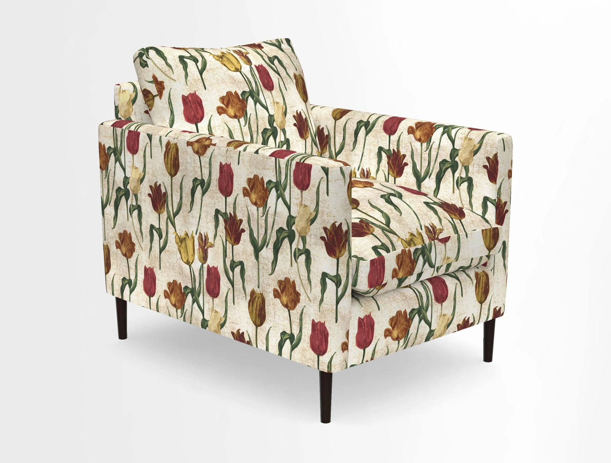 Heyshott Chair in Two Tone Plain Biscuit. Loose cover option available