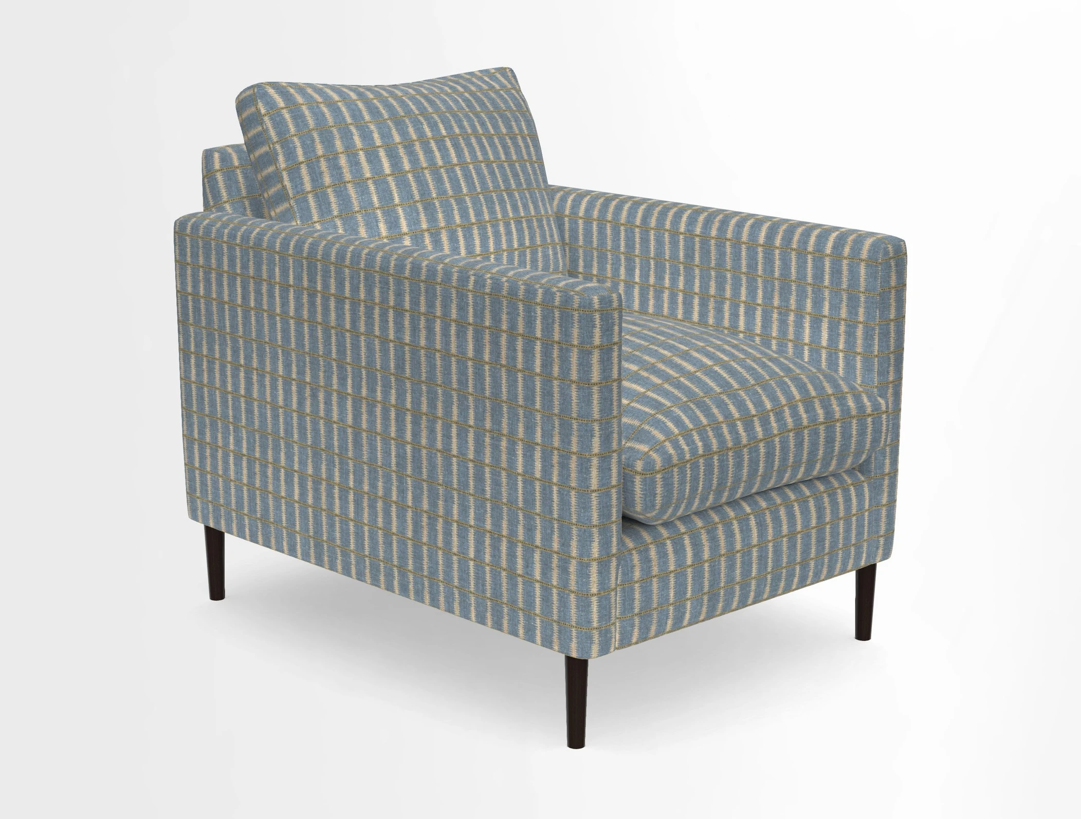 Heyshott Chair in Two Tone Plain Biscuit. Loose cover option available