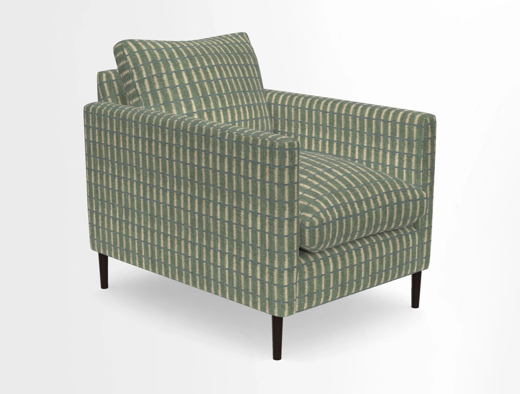Heyshott Chair in Two Tone Plain Biscuit. Loose cover option available