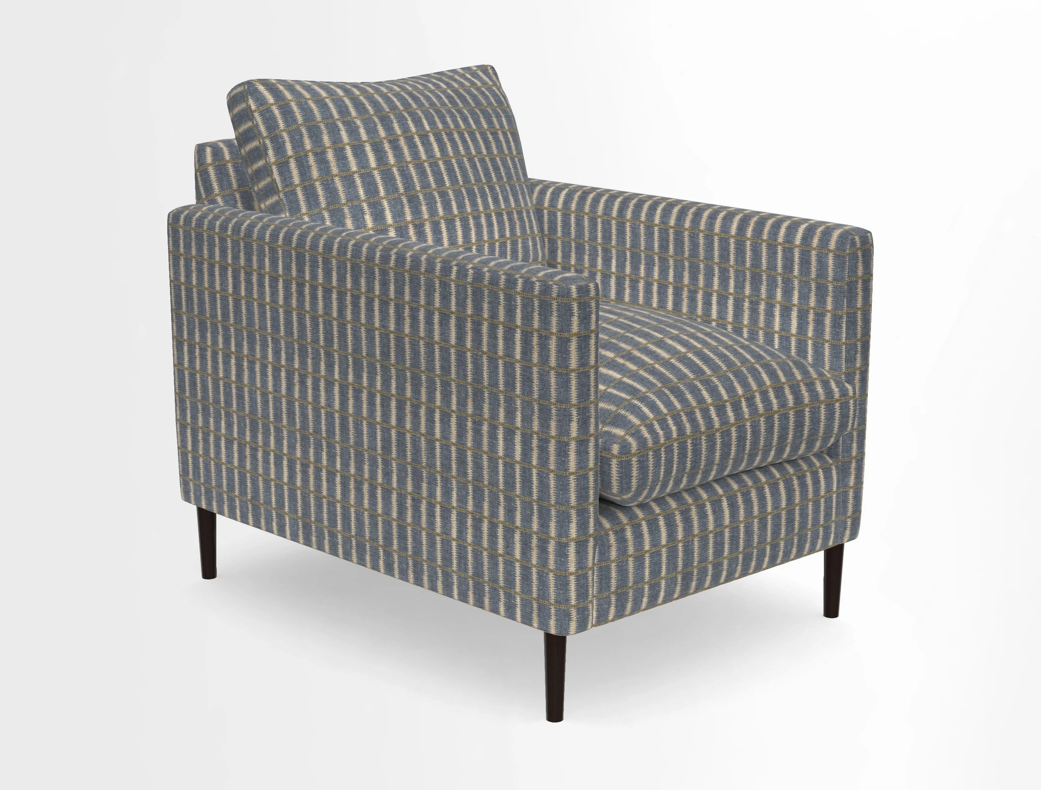 Heyshott Chair in Two Tone Plain Biscuit. Loose cover option available