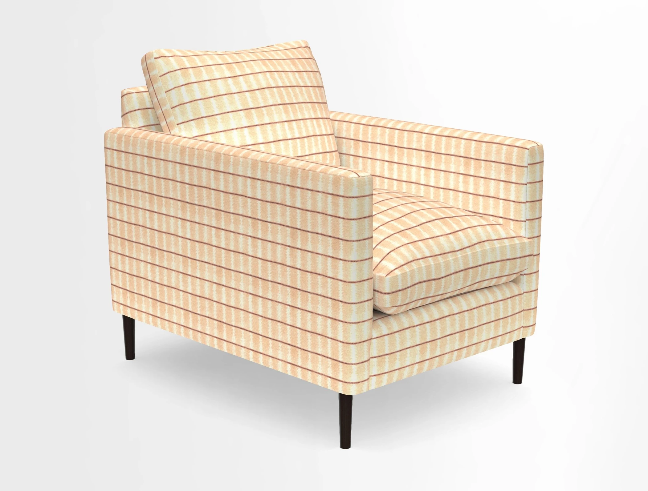 Heyshott Chair in Two Tone Plain Biscuit. Loose cover option available
