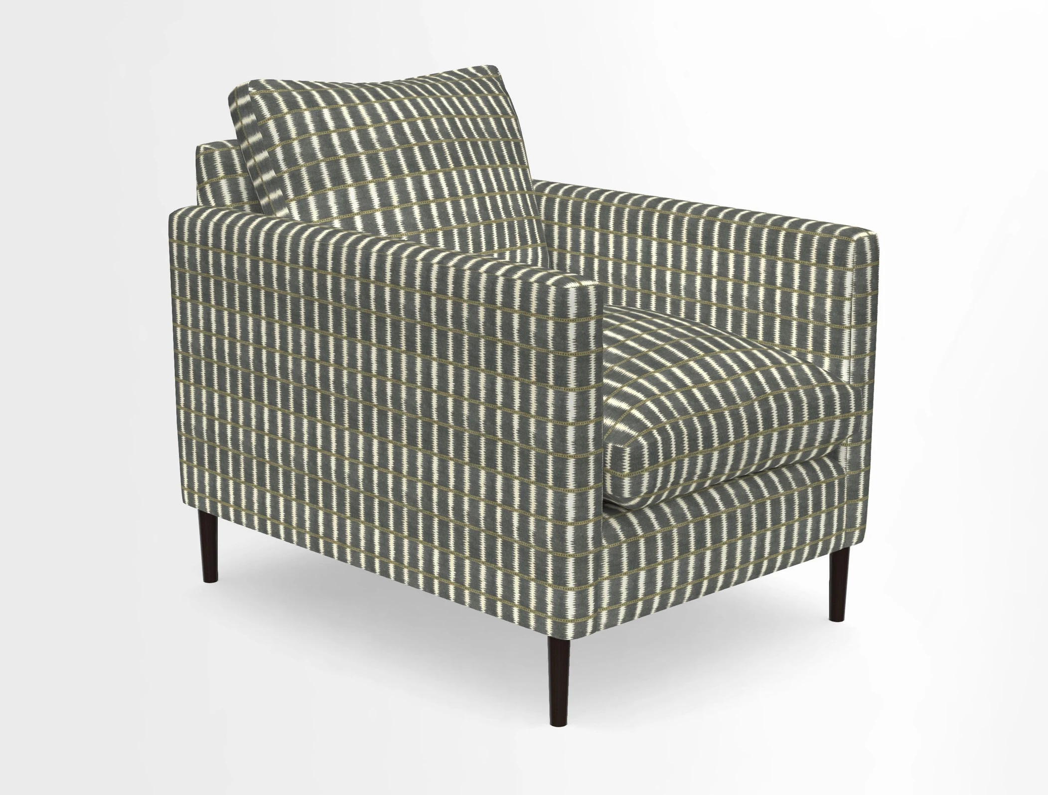 Heyshott Chair in Two Tone Plain Biscuit. Loose cover option available