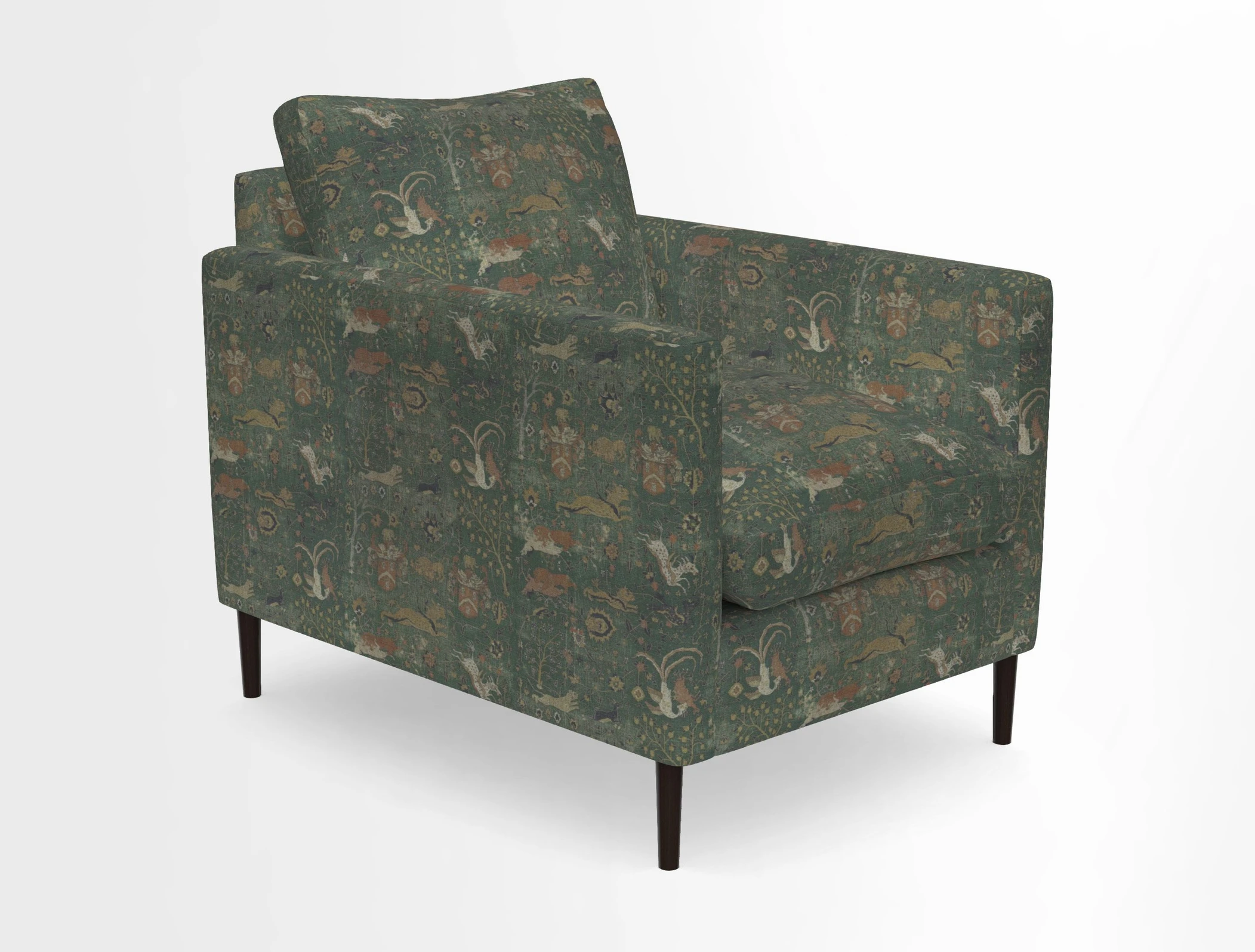 Heyshott Chair in Two Tone Plain Biscuit. Loose cover option available