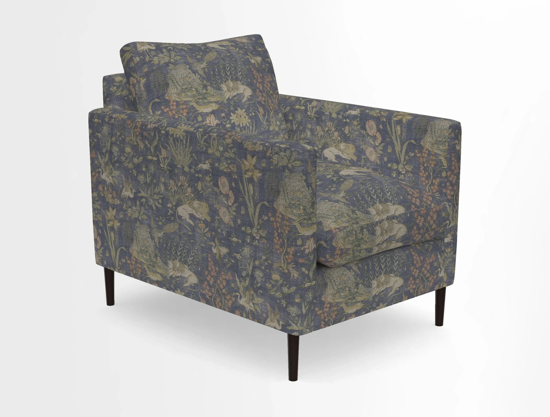 Heyshott Chair in Two Tone Plain Biscuit. Loose cover option available