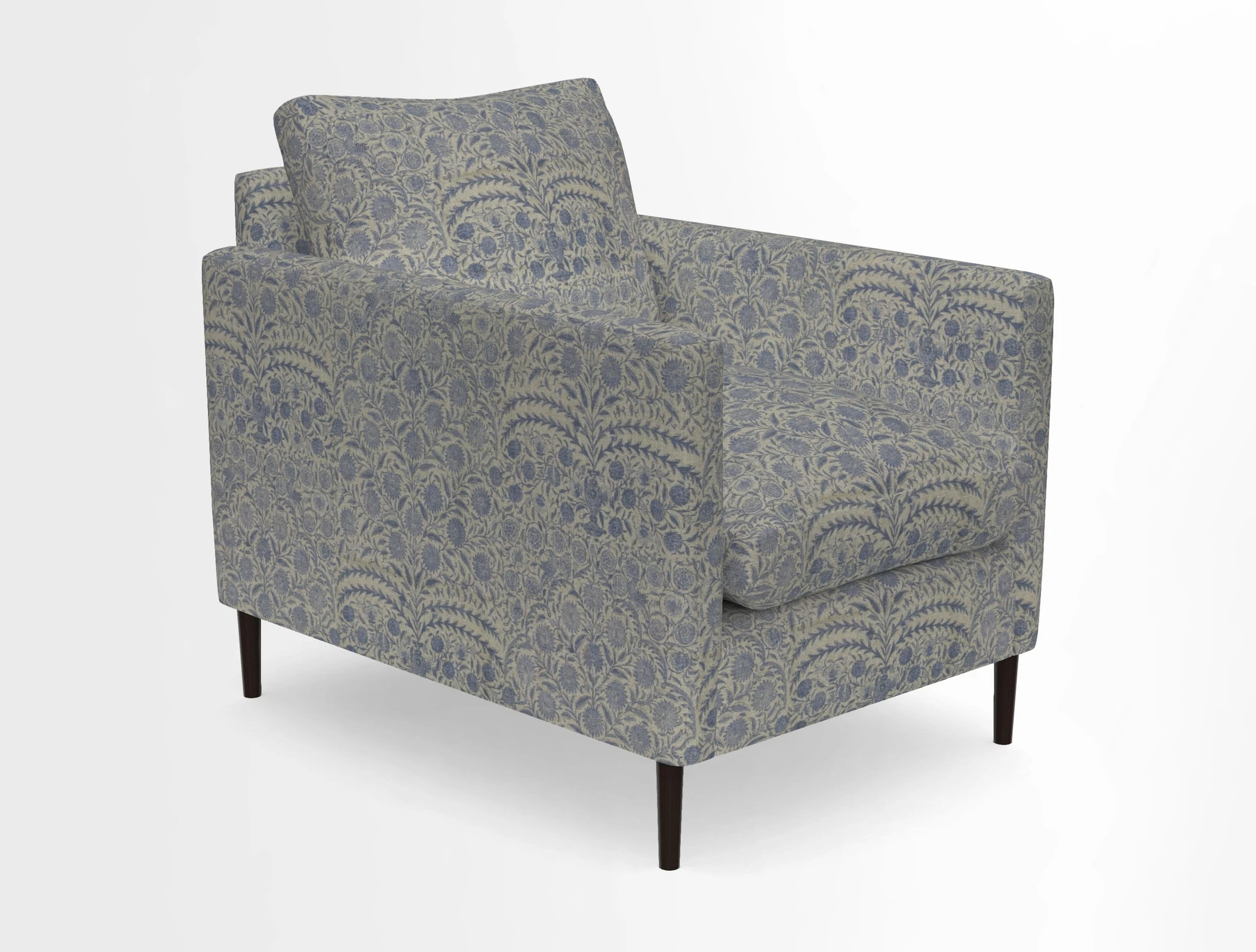 Heyshott Chair in Two Tone Plain Biscuit. Loose cover option available