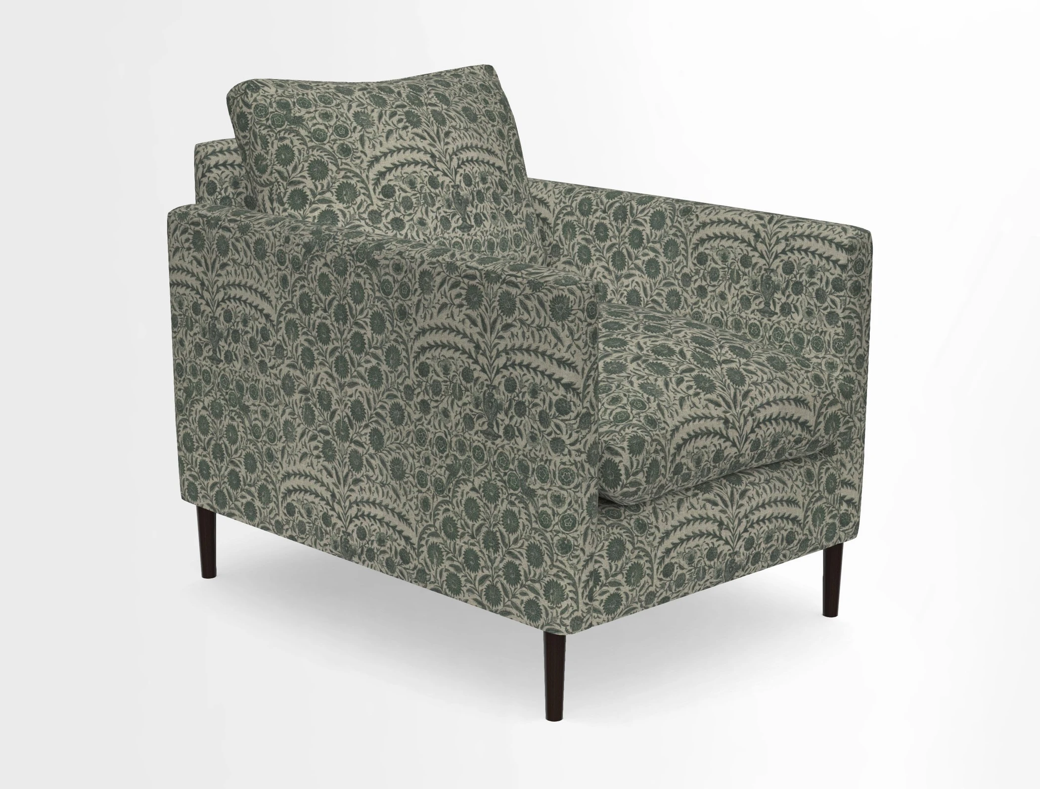 Heyshott Chair in Two Tone Plain Biscuit. Loose cover option available