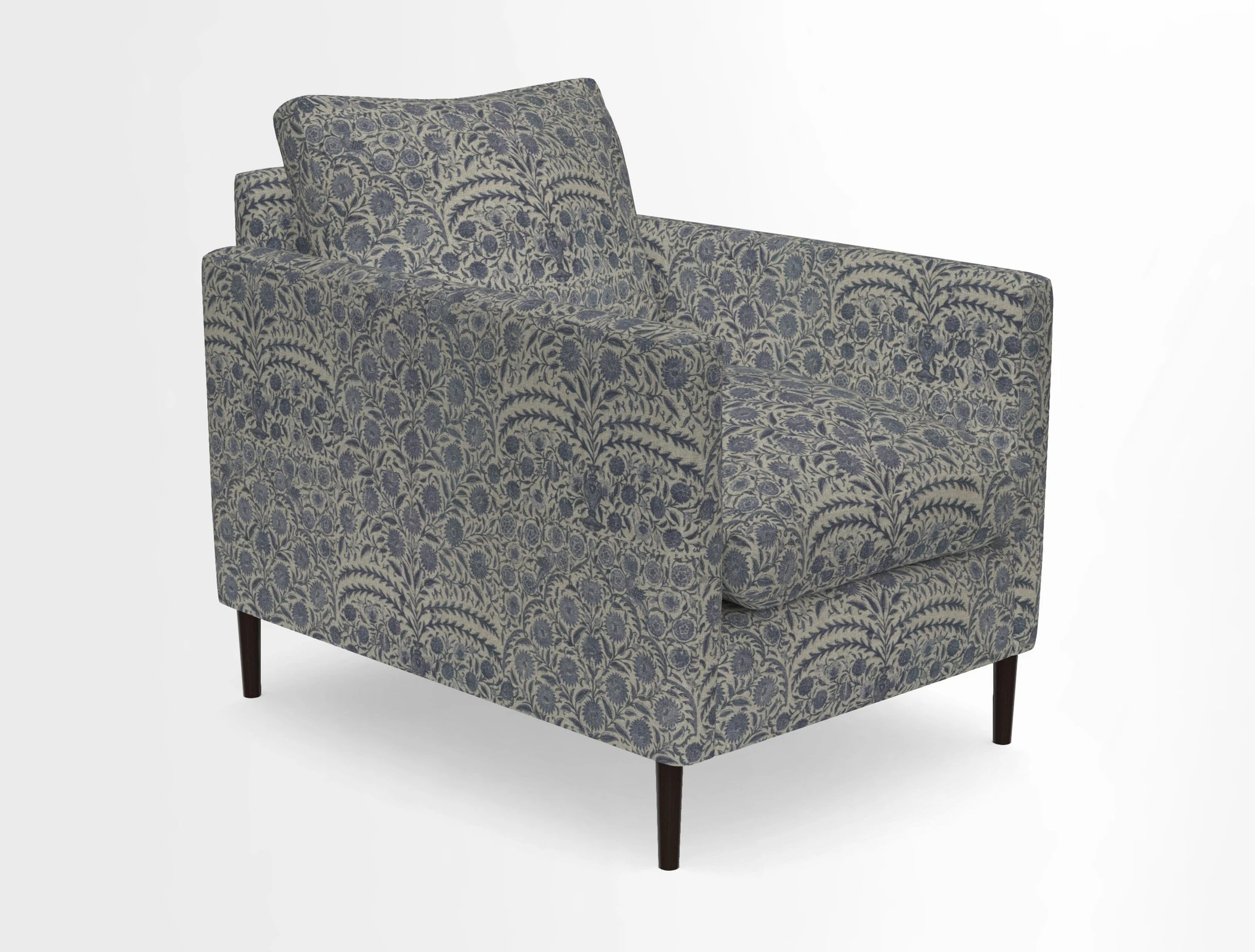 Heyshott Chair in Two Tone Plain Biscuit. Loose cover option available