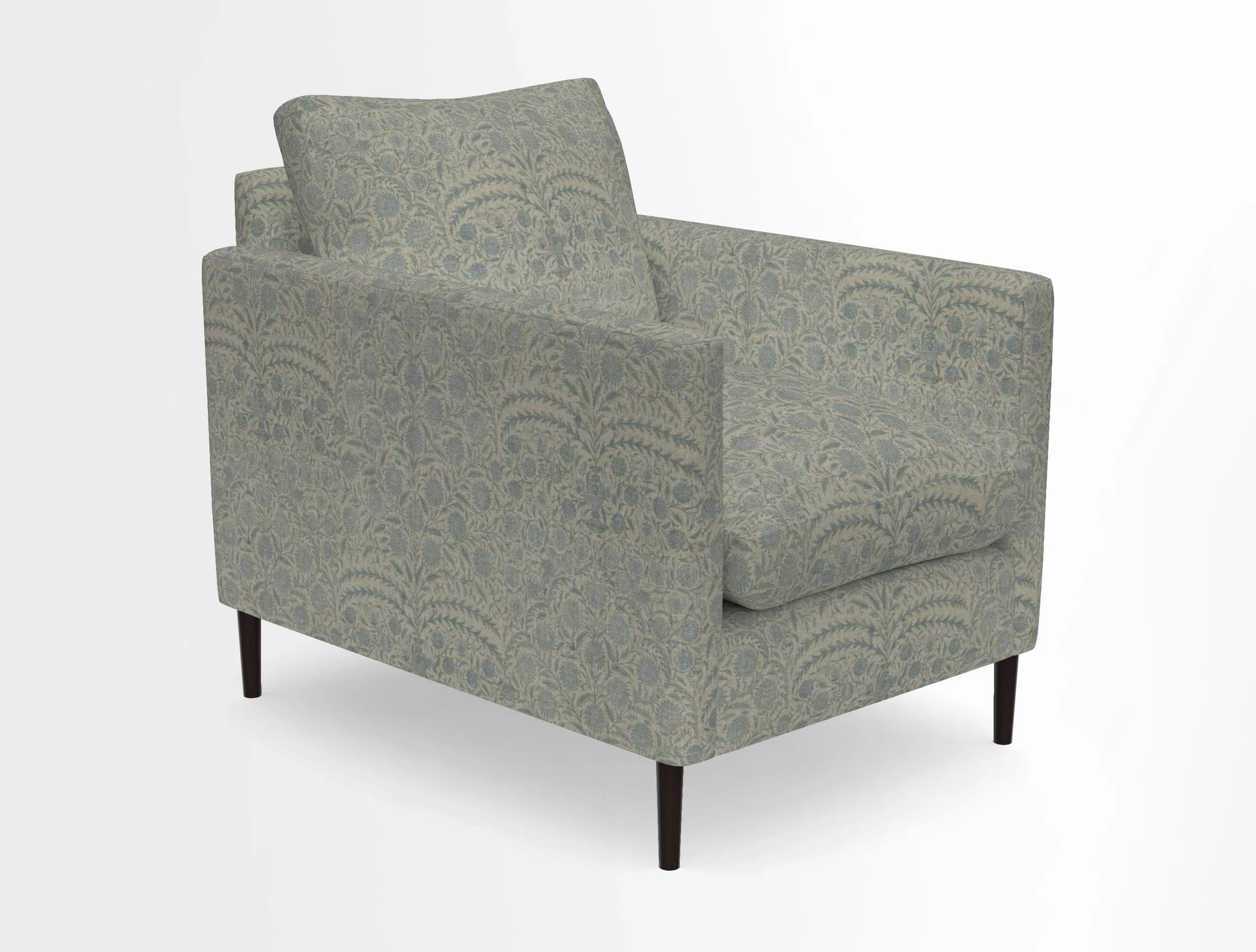 Heyshott Chair in Two Tone Plain Biscuit. Loose cover option available
