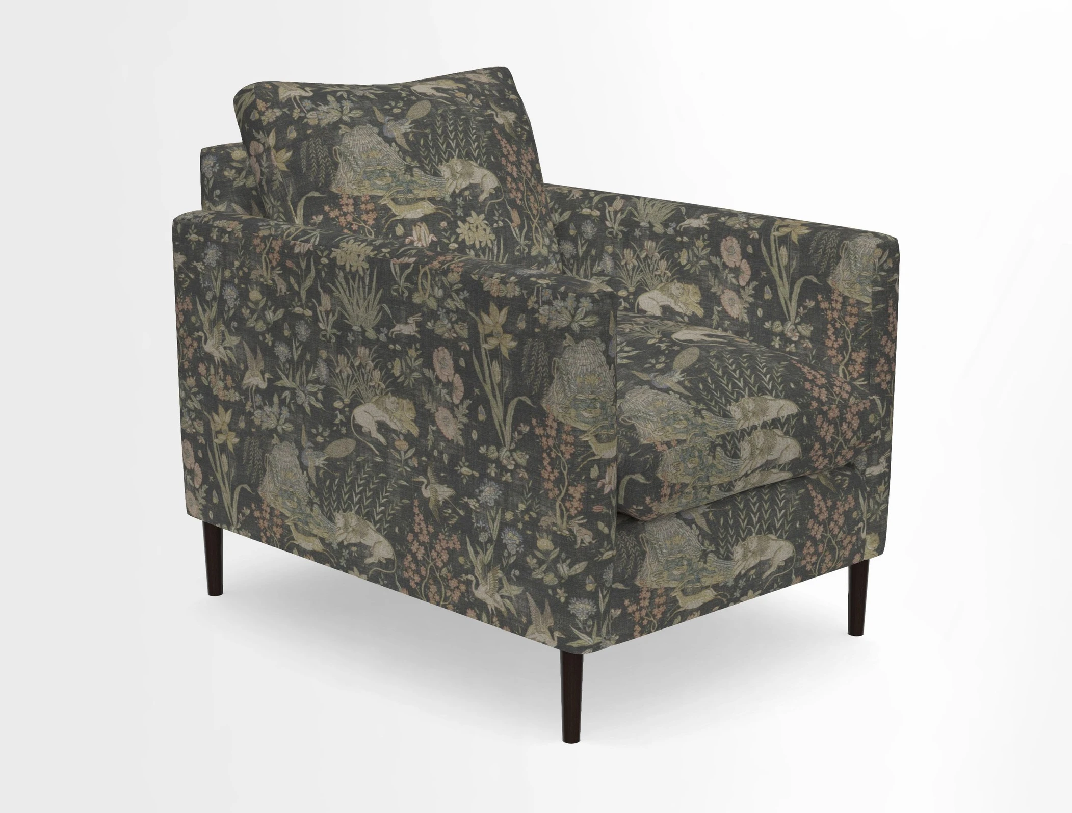 Heyshott Chair in Two Tone Plain Biscuit. Loose cover option available