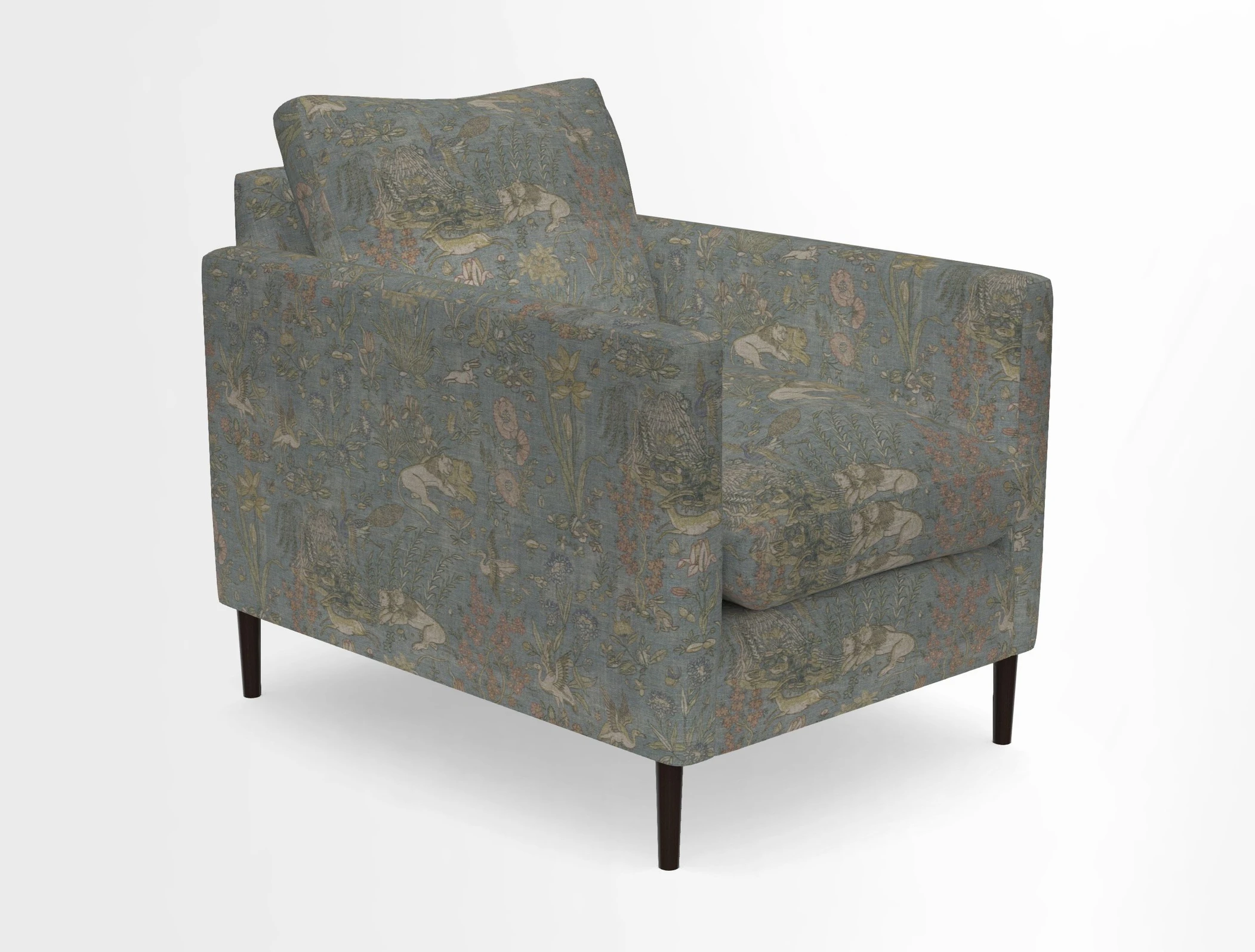 Heyshott Chair in Two Tone Plain Biscuit. Loose cover option available