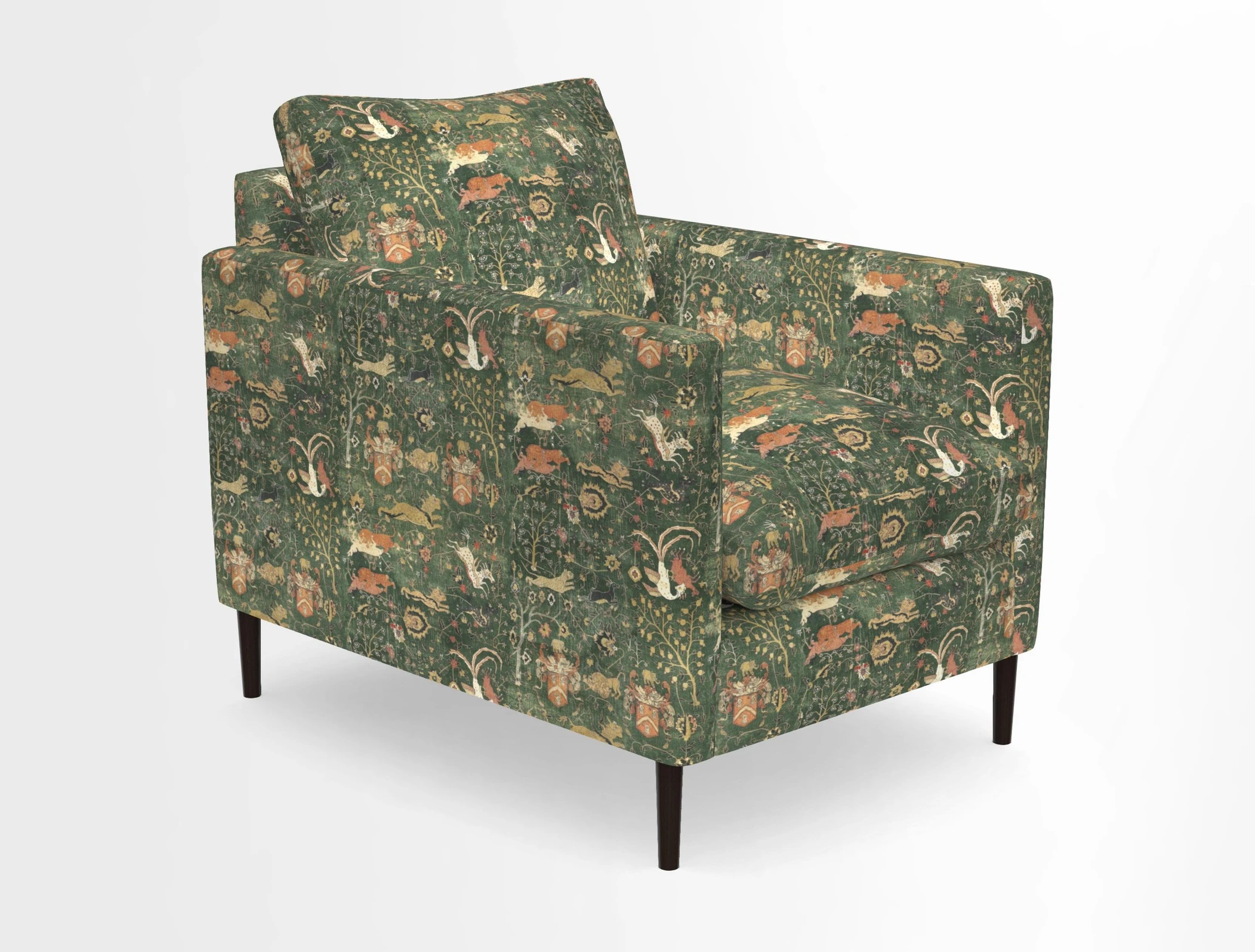 Heyshott Chair in Two Tone Plain Biscuit. Loose cover option available