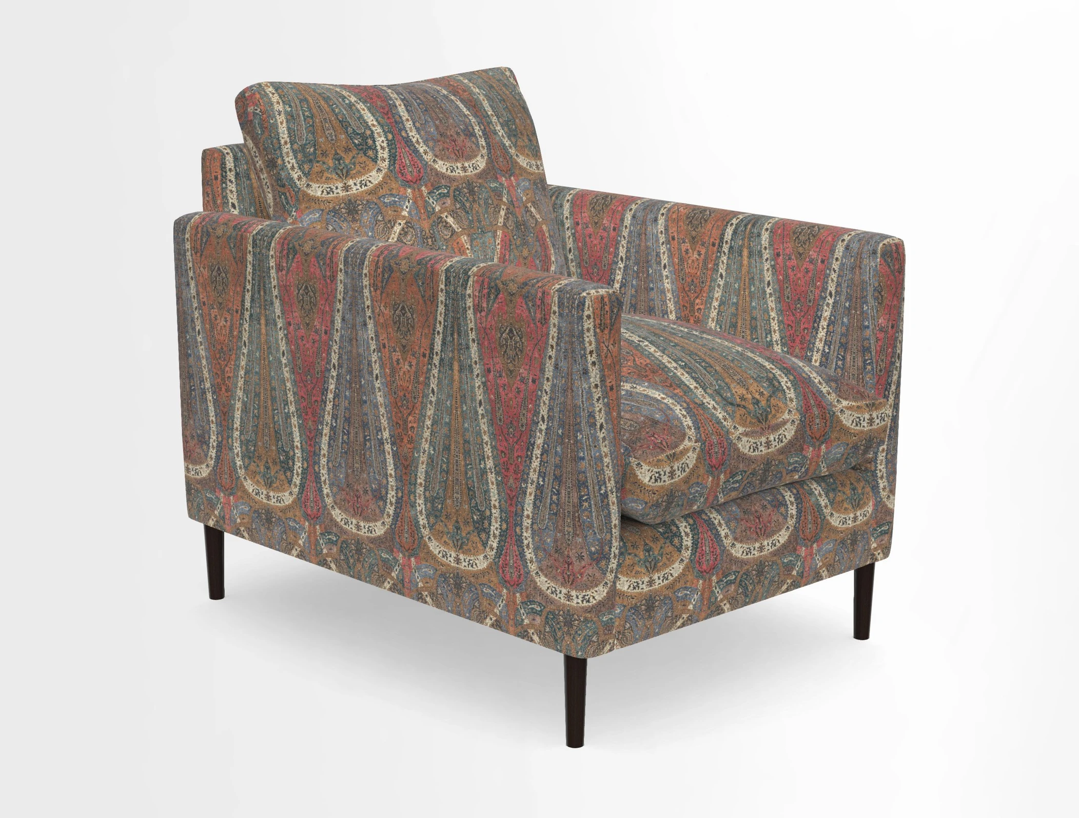 Heyshott Chair in Two Tone Plain Biscuit. Loose cover option available