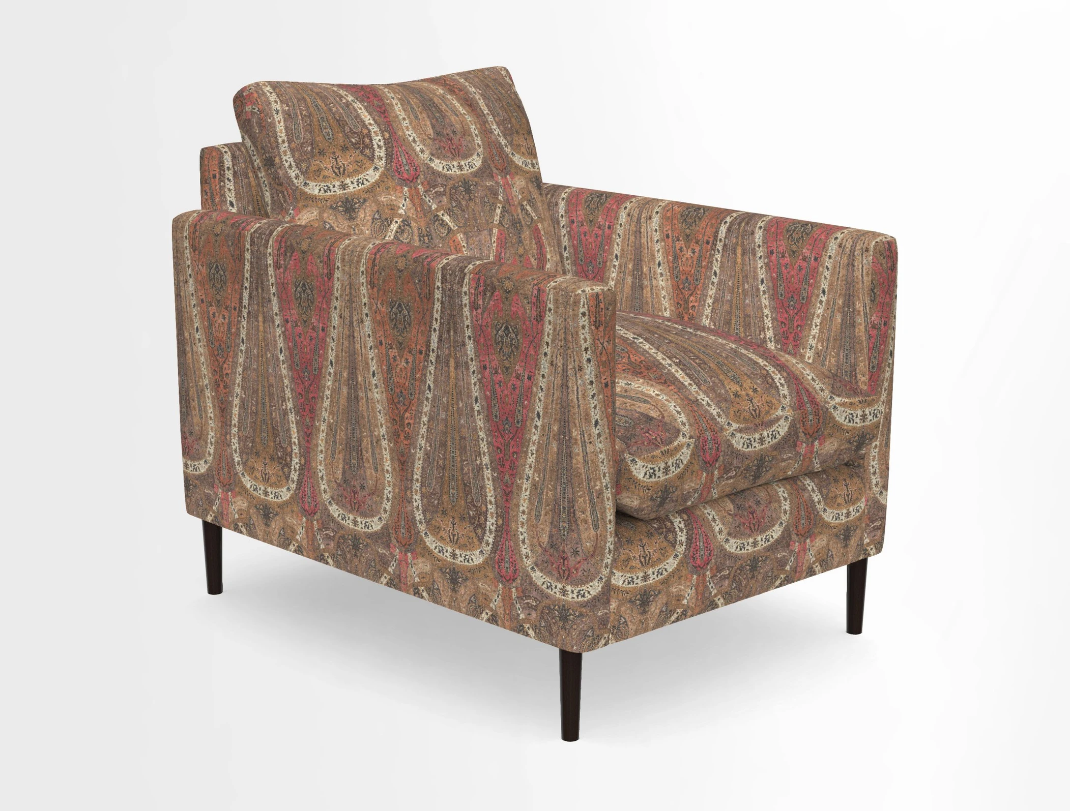 Heyshott Chair in Two Tone Plain Biscuit. Loose cover option available