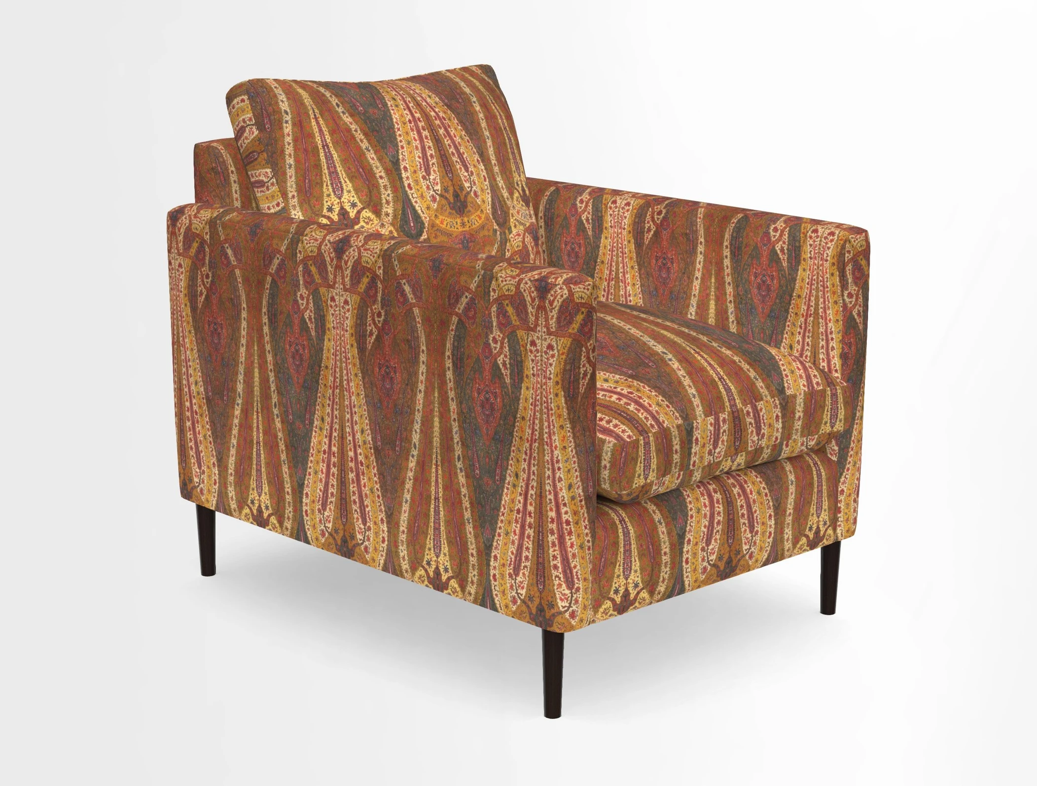 Heyshott Chair in Two Tone Plain Biscuit. Loose cover option available